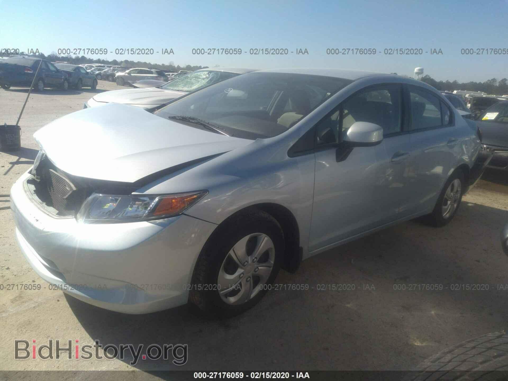 2012 HONDA CIVIC - VIN: 2HGFB2F59CH597606 - Photo 2