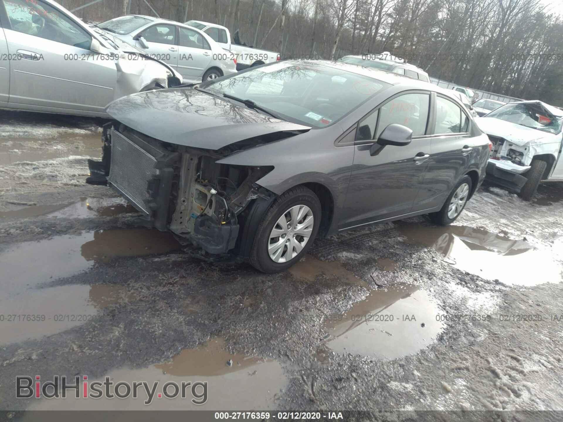 2012 HONDA CIVIC - VIN: 2HGFB2F5XCH313237 - Фото 2