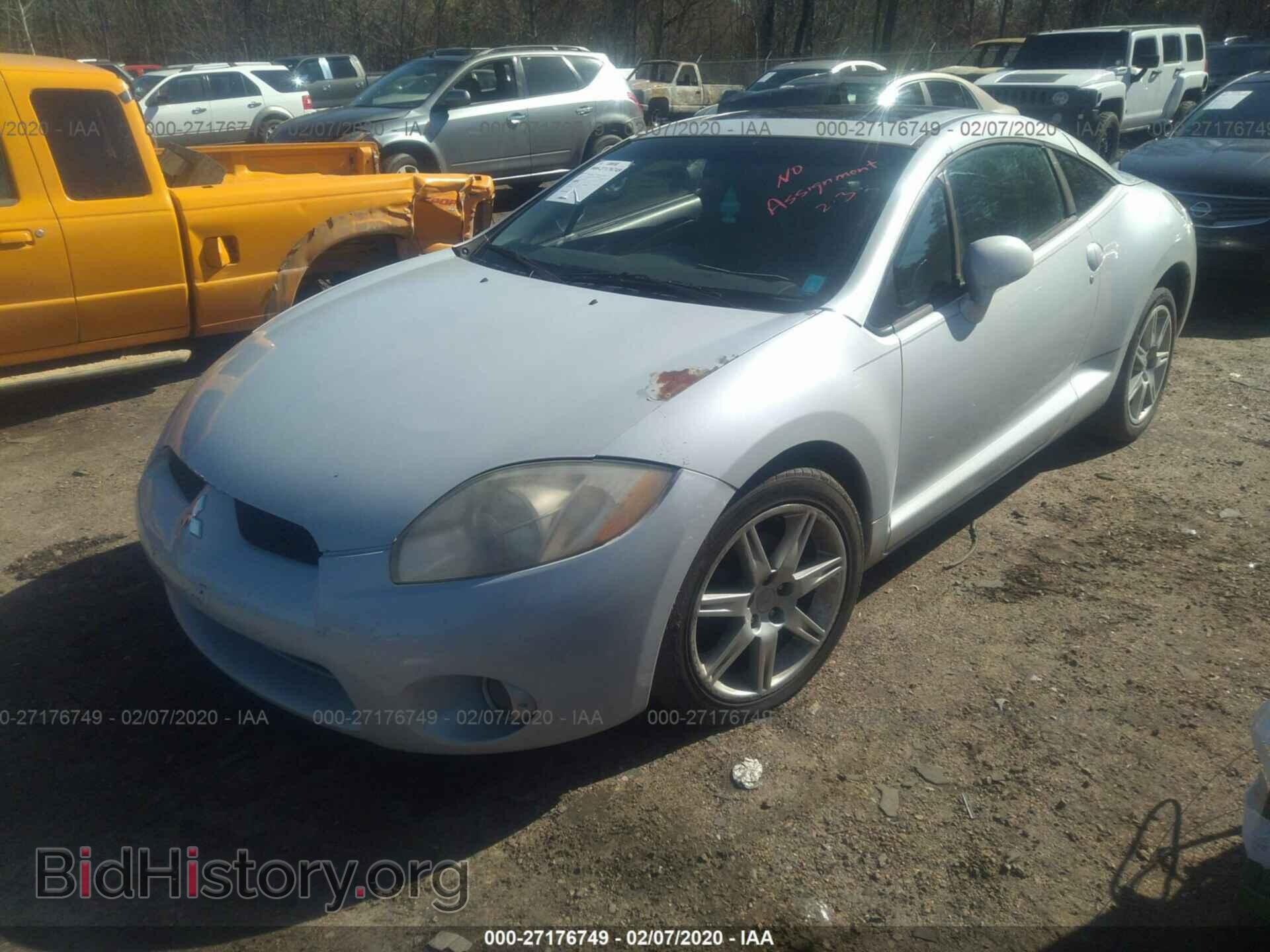 2006 MITSUBISHI ECLIPSE - VIN: 4A3AK34T96E054121 - Фото 2