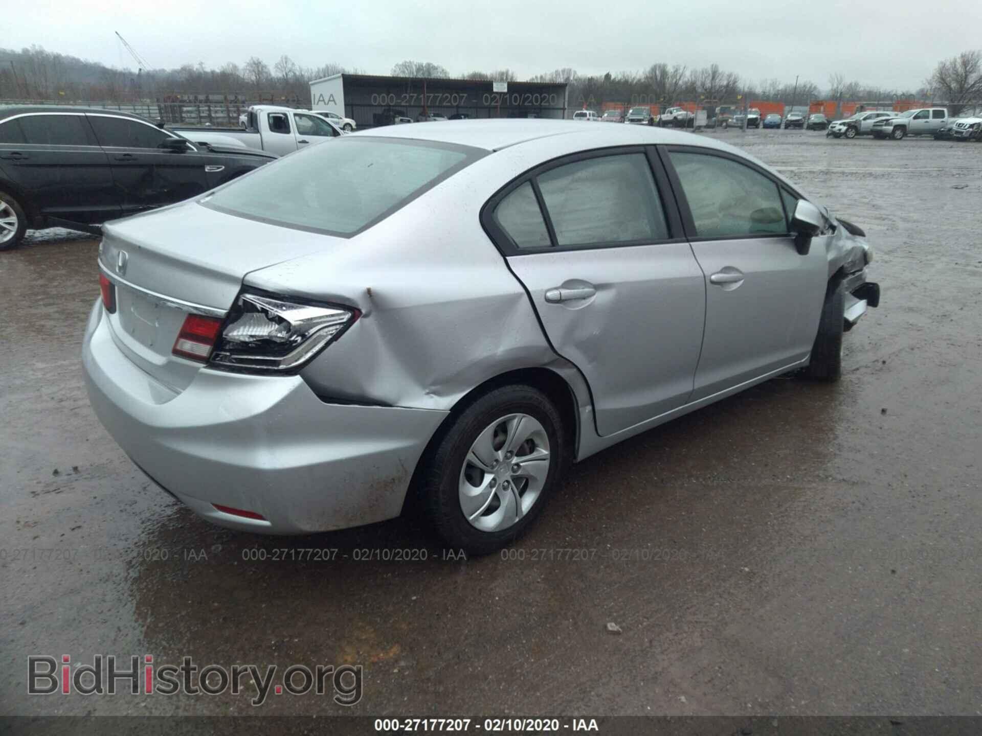 2013 HONDA CIVIC - VIN: 19XFB2F59DE063517 - Фото 4