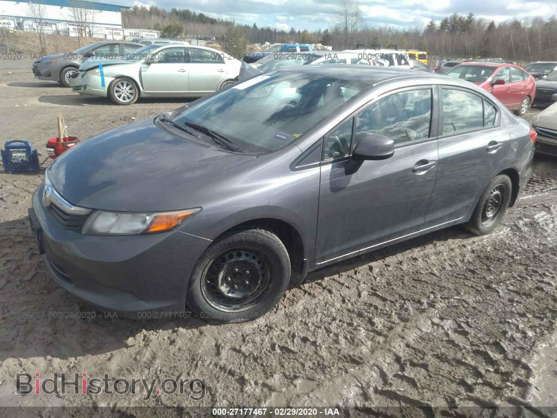 2012 HONDA CIVIC SDN - VIN: 19XFB2E56CE027607 - Фото 2