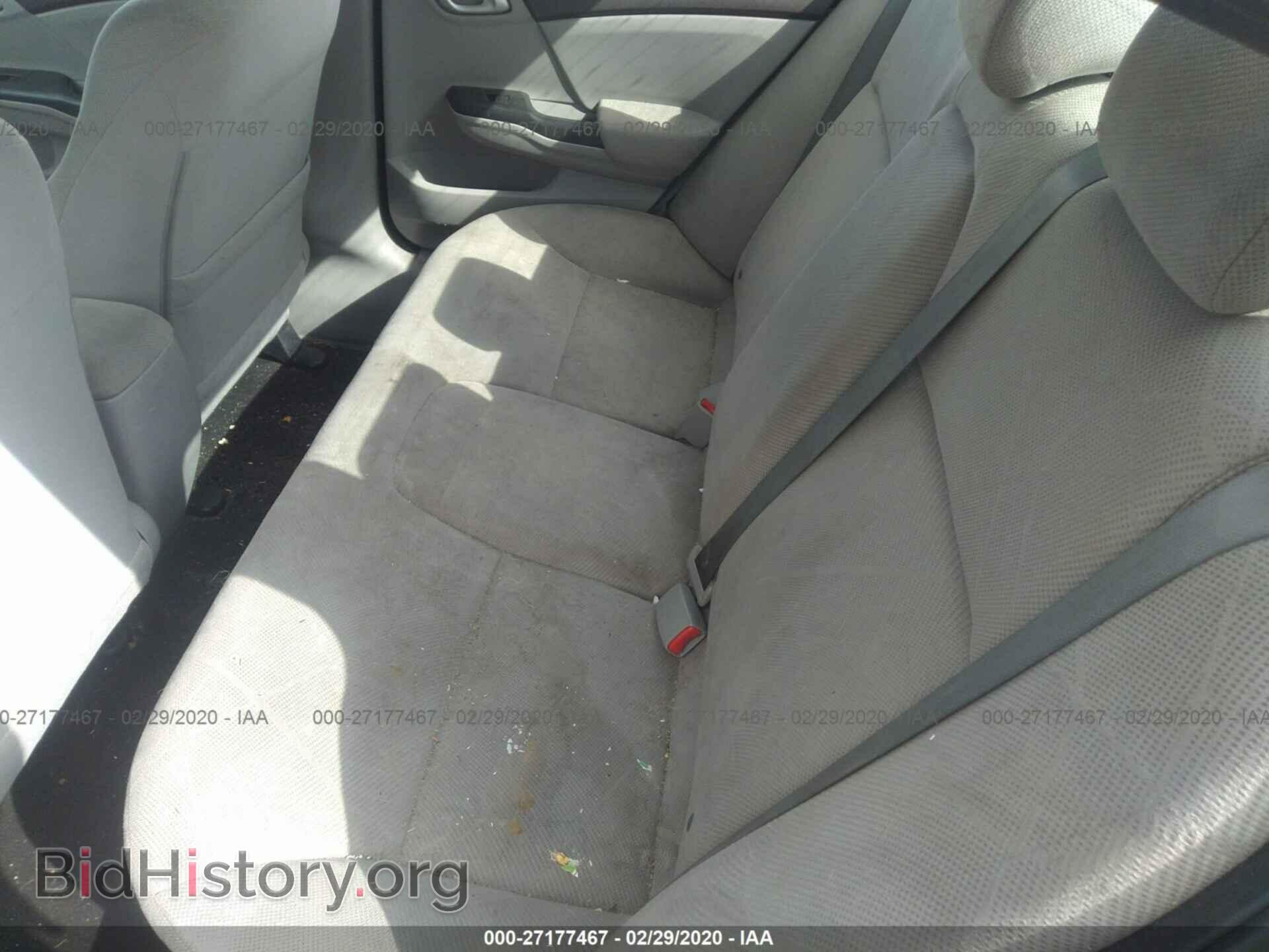 2012 HONDA CIVIC SDN - VIN: 19XFB2E56CE027607 - Фото 8