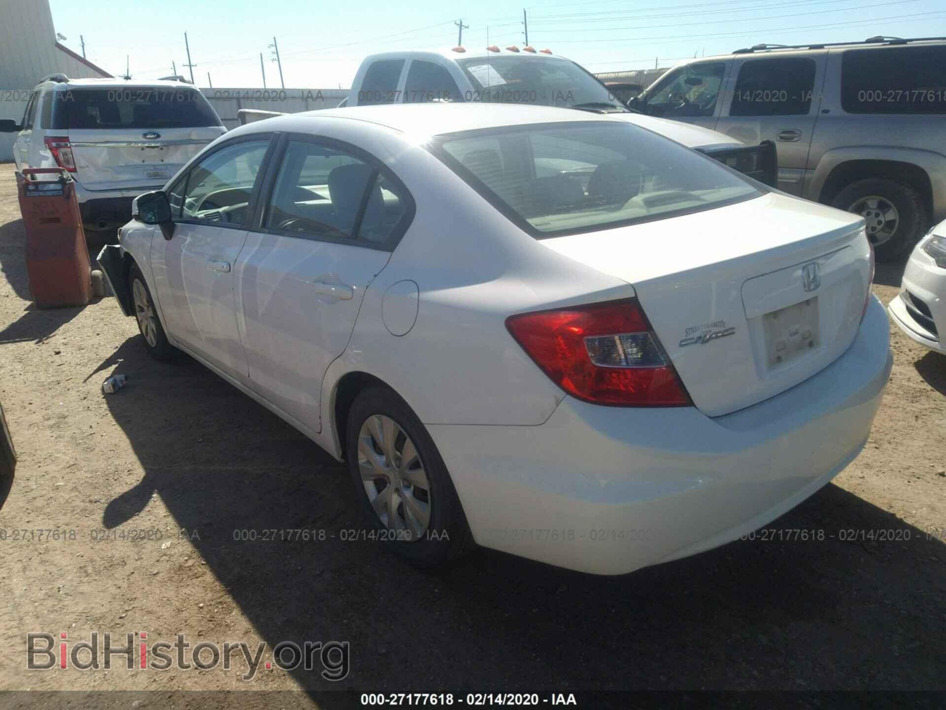 2012 HONDA CIVIC - VIN: 2HGFB2F59CH558336 - Photo 3