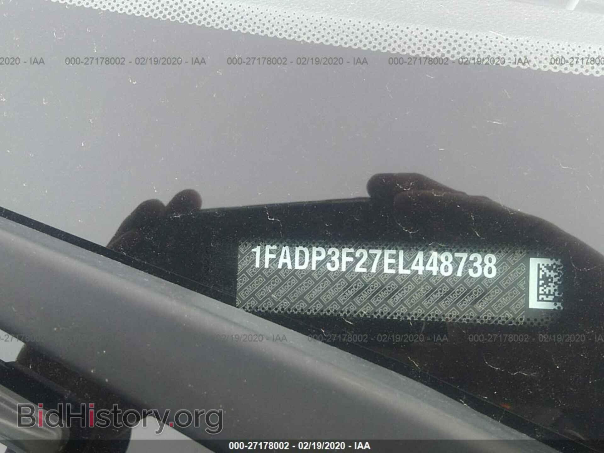 2014 FORD FOCUS - VIN: 1FADP3F27EL448738 - Фото 9