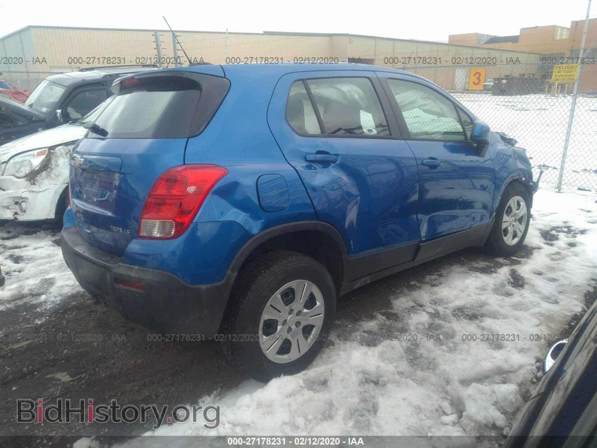 2015 CHEVROLET TRAX - VIN: KL7CJKSBXFB096475 - Фото 4