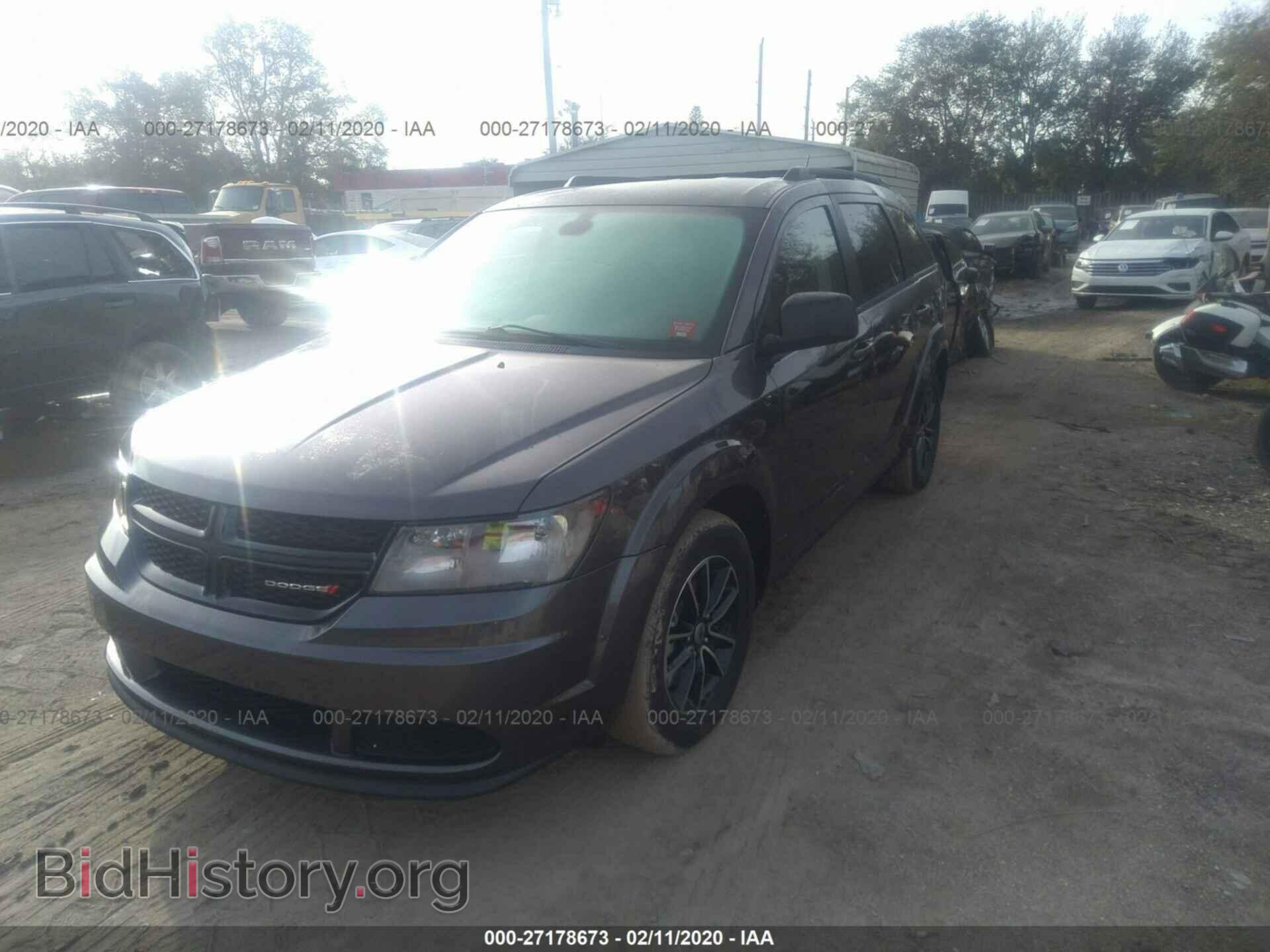 2018 DODGE JOURNEY - VIN: 3C4PDCAB8JT385784 - Фото 2