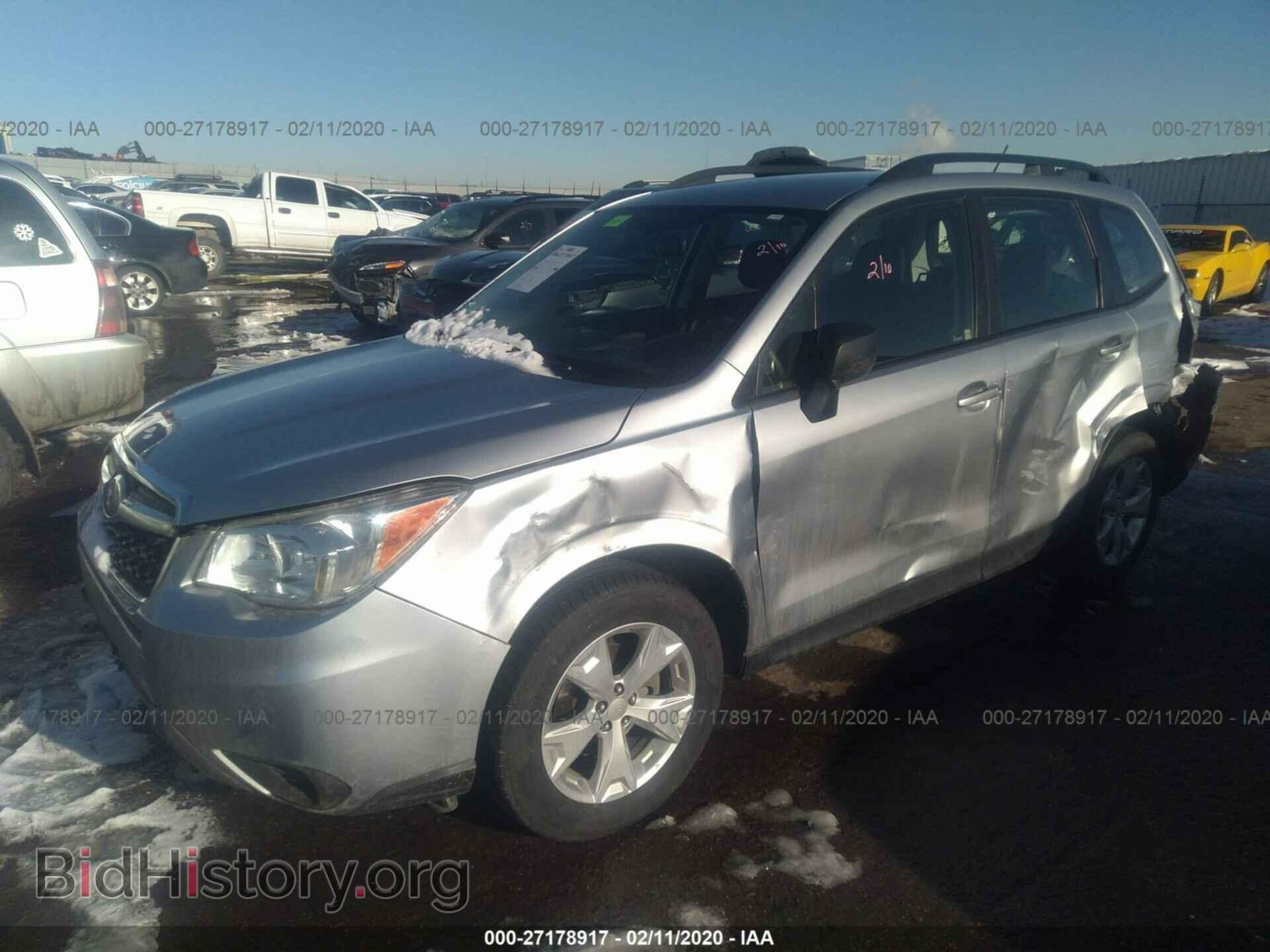 2015 SUBARU FORESTER - VIN: JF2SJABC5FH438060 - Фото 2