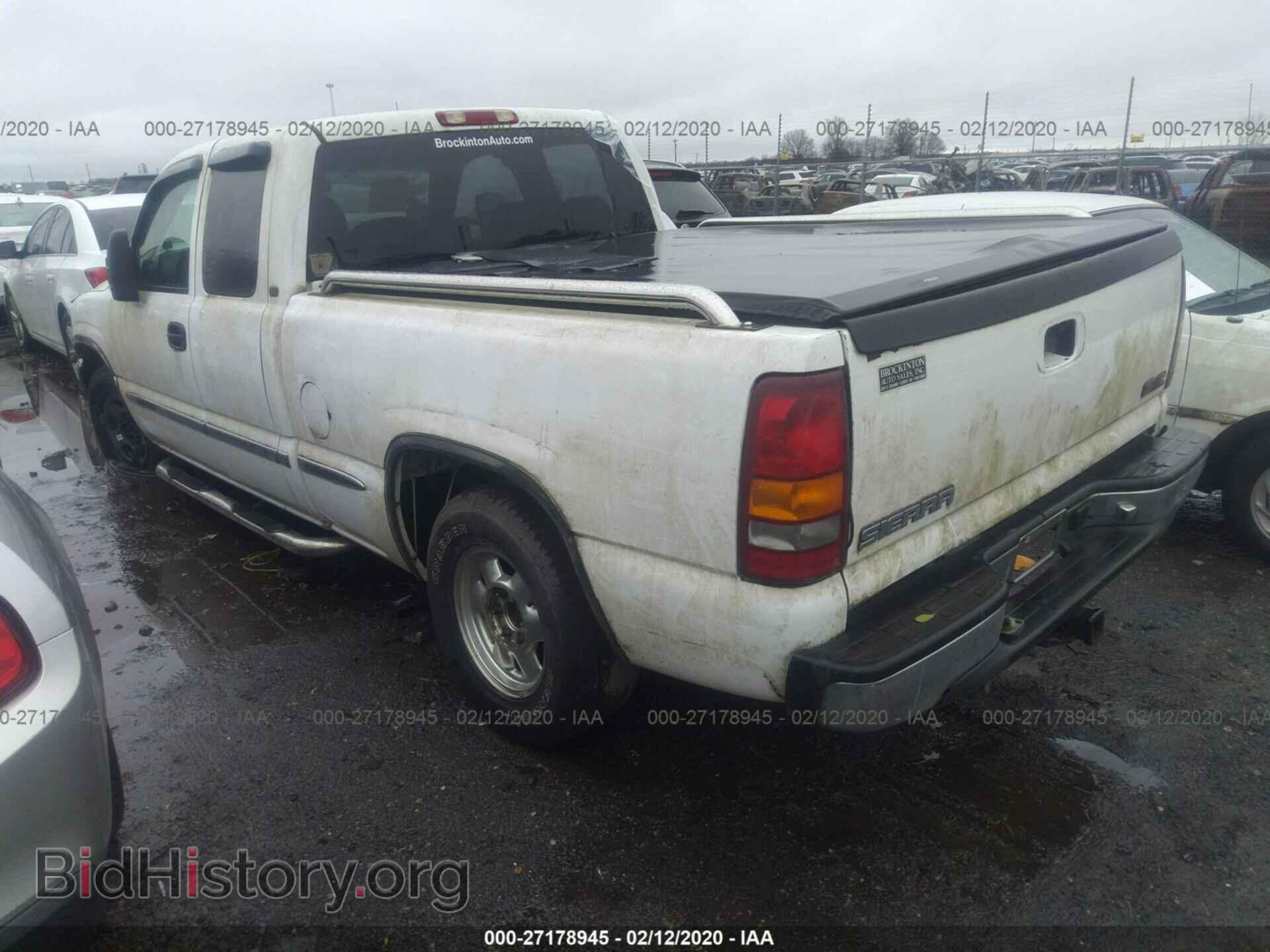 2002 GMC NEW SIERRA - VIN: 2GTEC19T321170151 - Фото 3