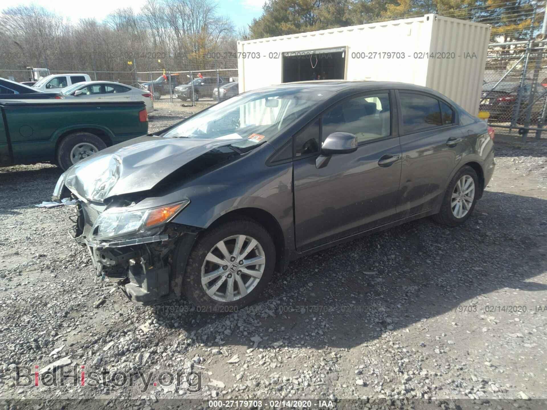 2012 HONDA CIVIC - VIN: 2HGFB2F8XCH520785 - Photo 2