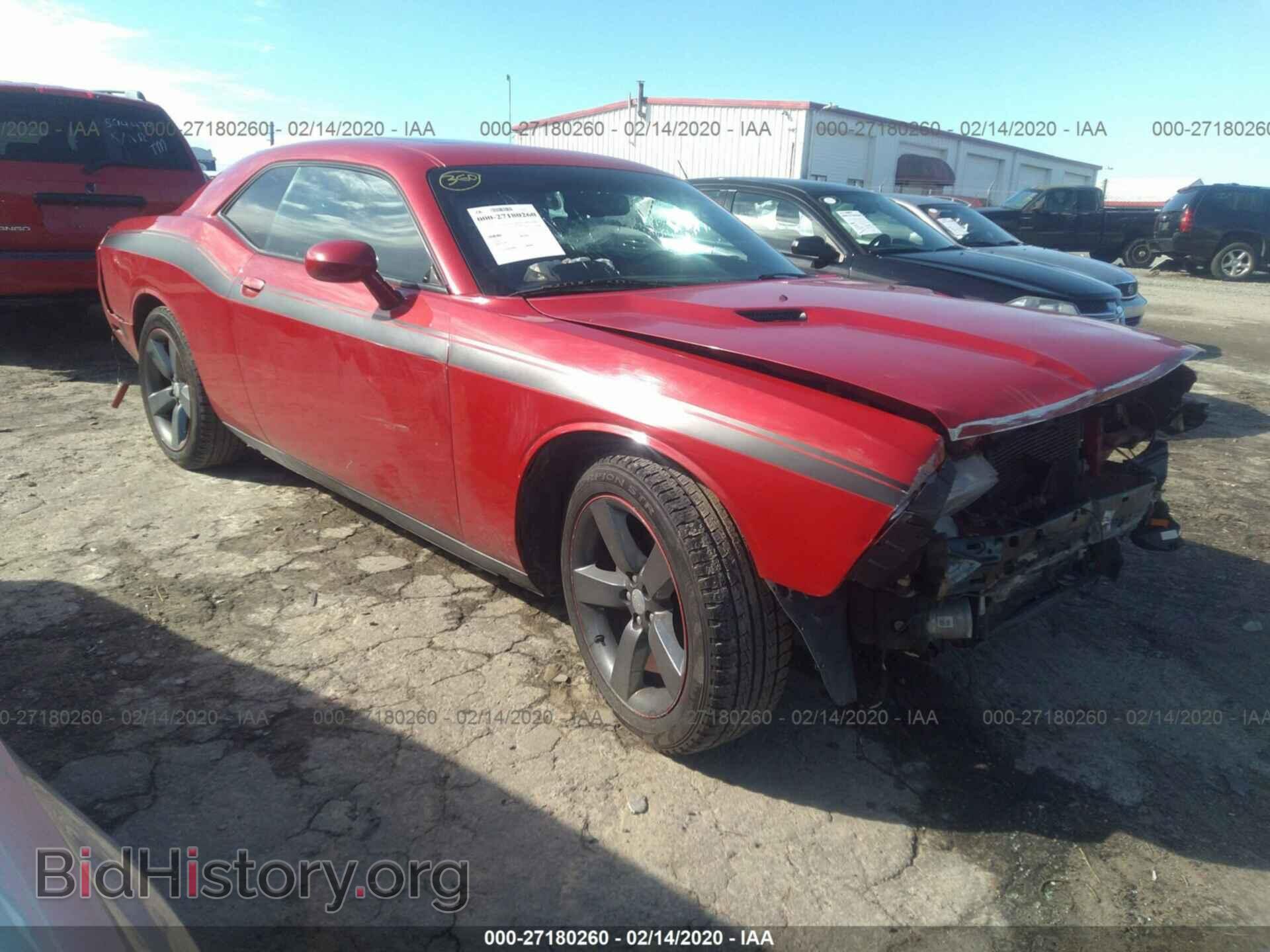 Photo 2C3CDYAG0CH257787 - DODGE CHALLENGER 2012