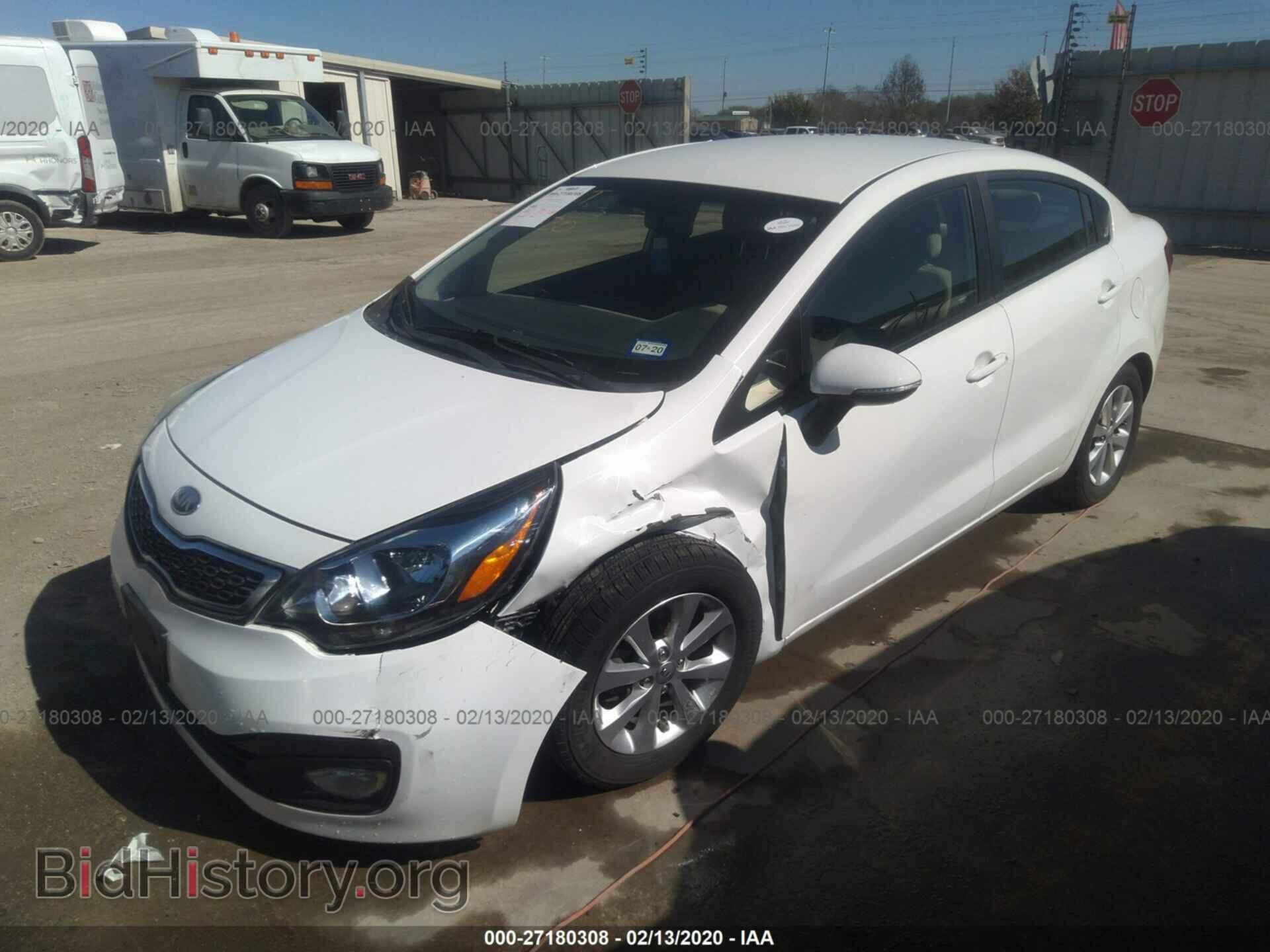 2013 KIA RIO - VIN: KNADN4A37D6234008 - Photo 2