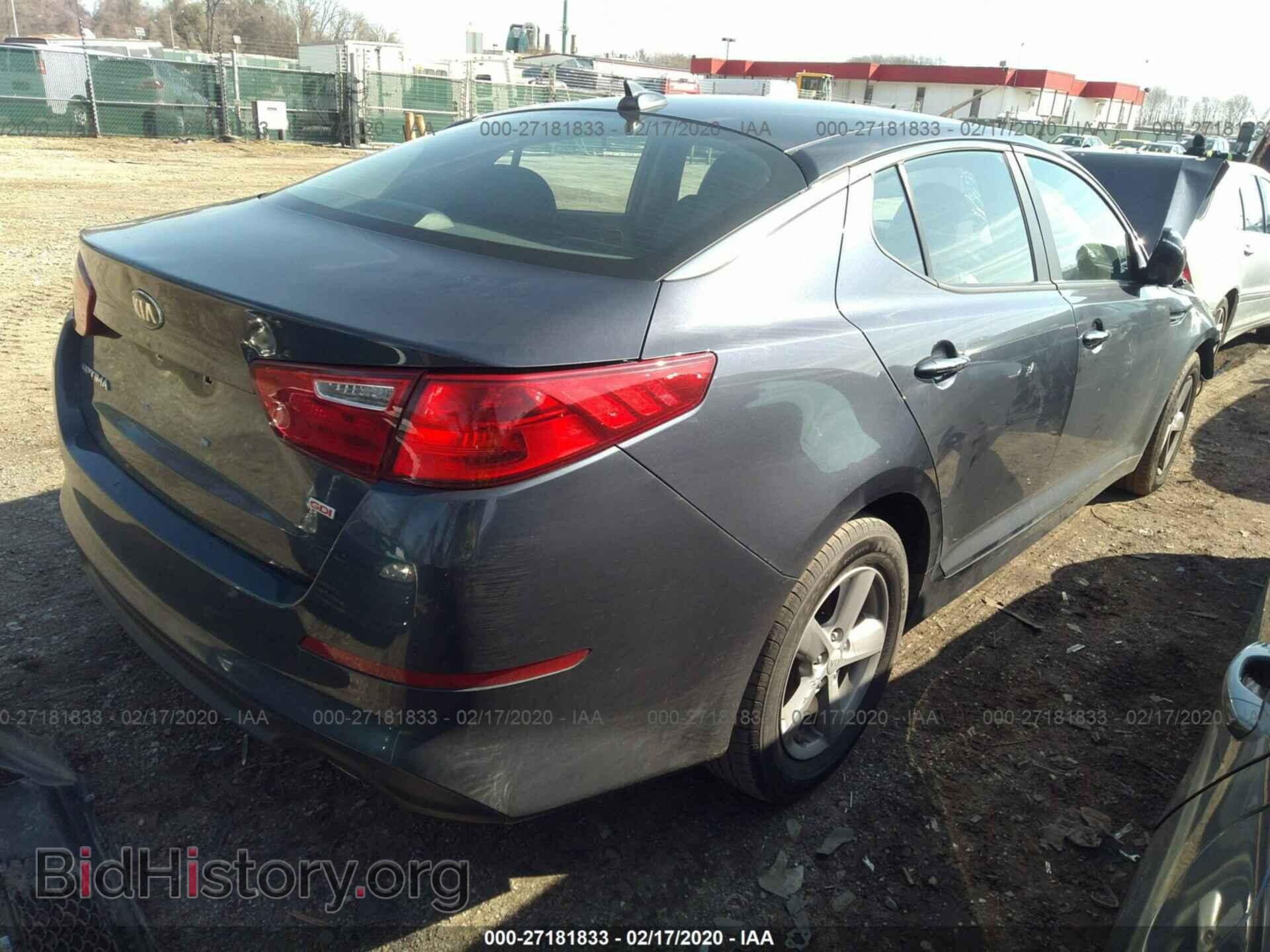 2015 KIA OPTIMA - VIN: 5XXGM4A70FG441222 - Фото 4