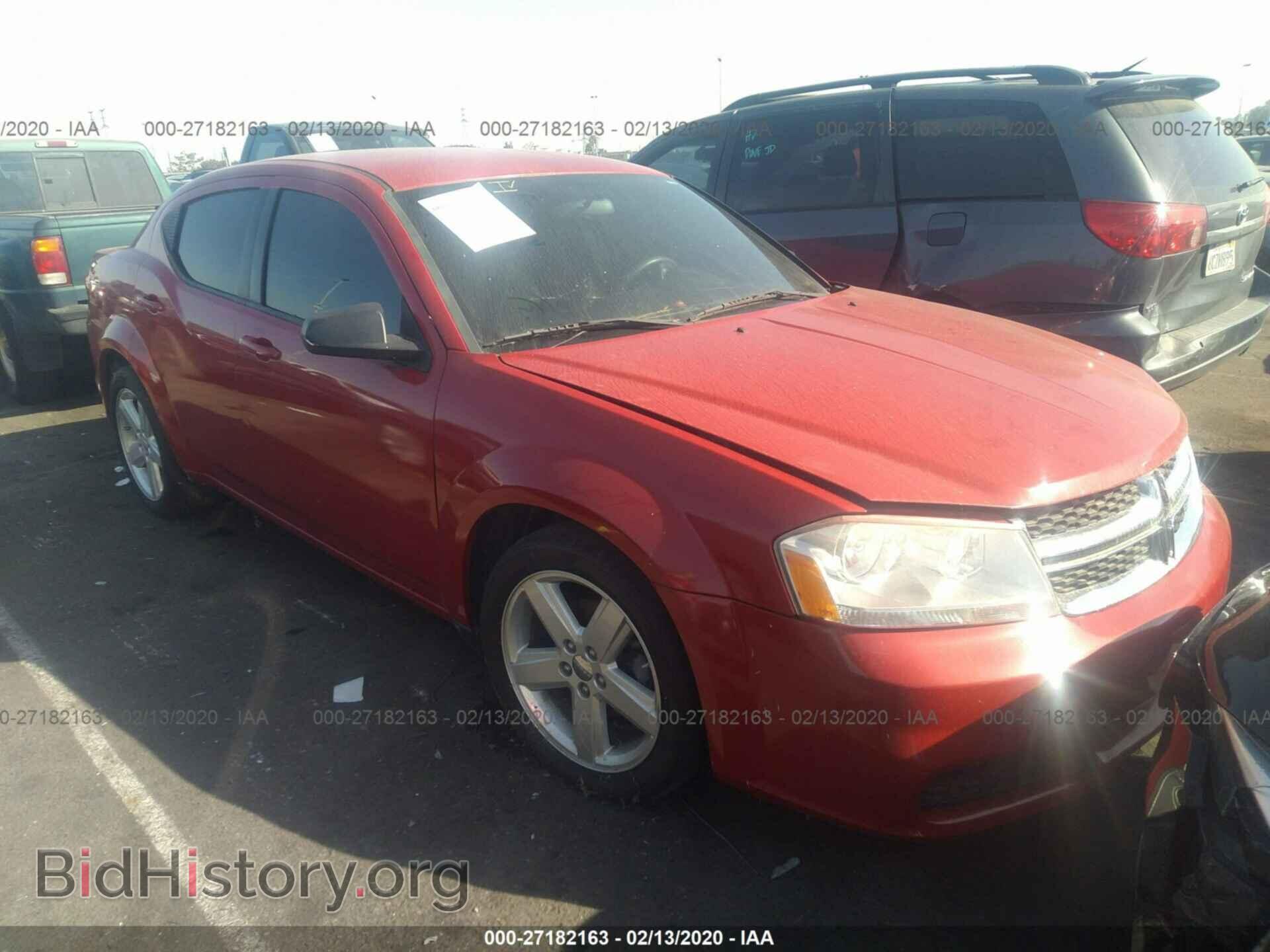 Photo 1C3CDZAB4DN644247 - DODGE AVENGER 2013