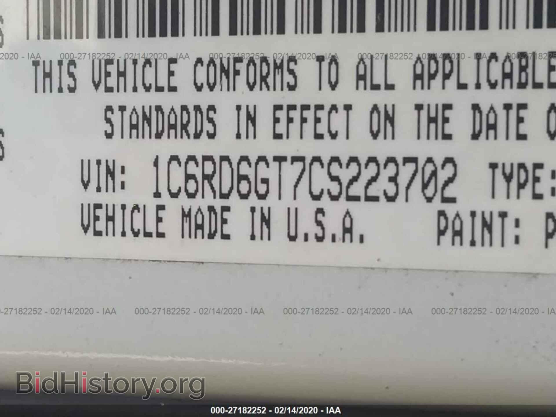 2012 DODGE RAM 1500 - VIN: 1C6RD6GT7CS223702 - Фото 9