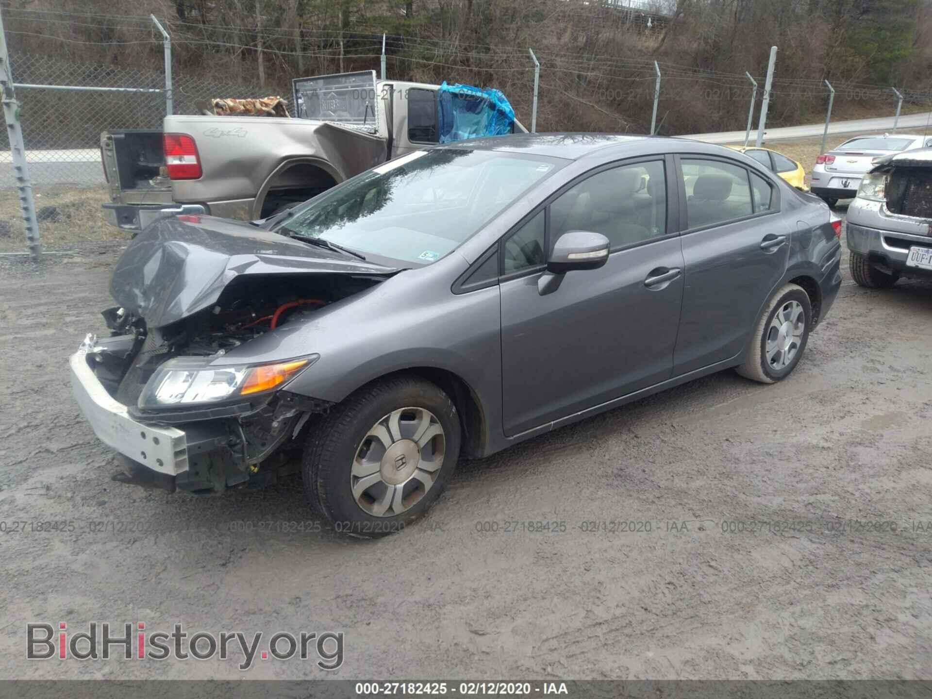 2012 HONDA CIVIC - VIN: JHMFB4F28CS002462 - Фото 2