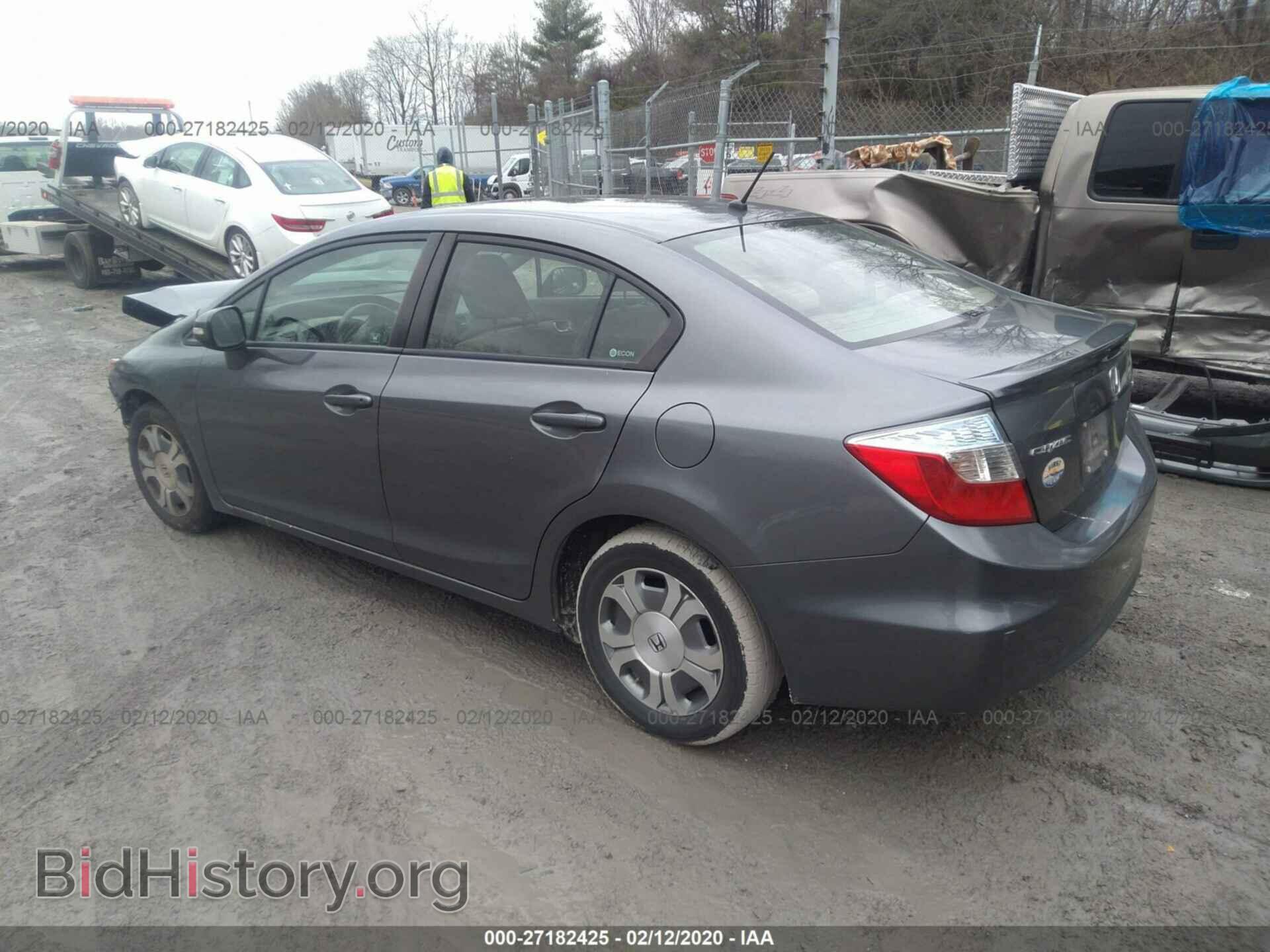 2012 HONDA CIVIC - VIN: JHMFB4F28CS002462 - Фото 3
