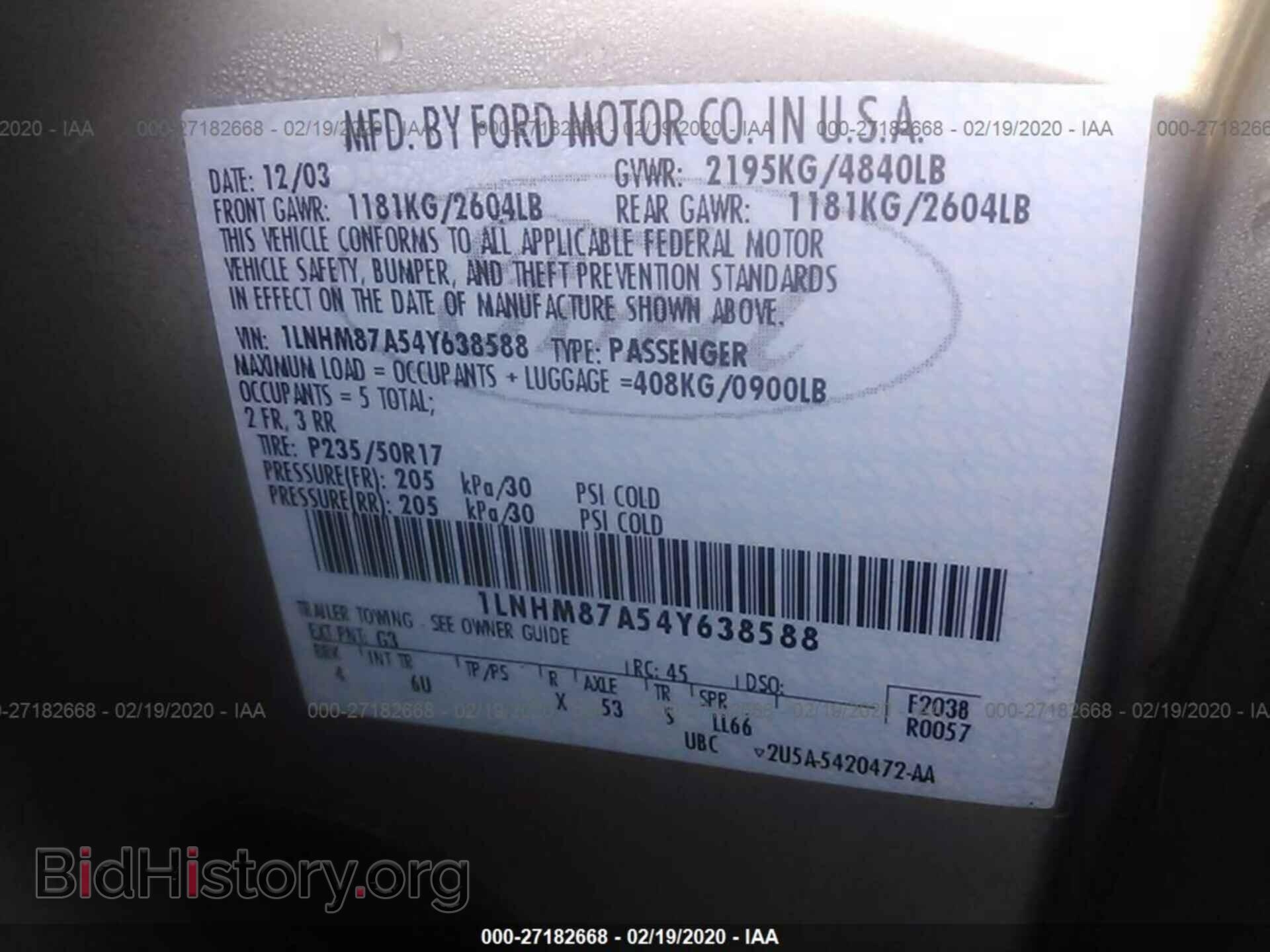 2004 LINCOLN LS - VIN: 1LNHM87A54Y638588 - Photo 9