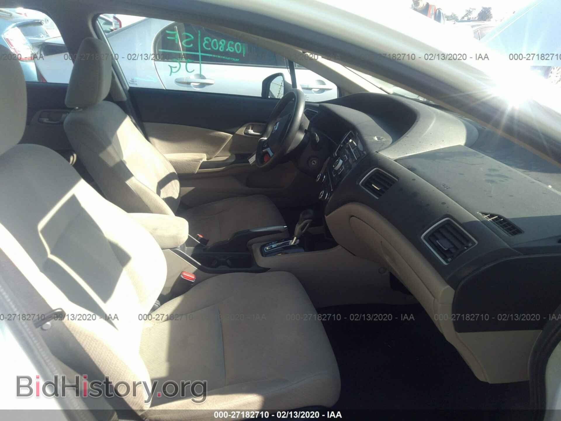 2013 HONDA CIVIC - VIN: 19XFB2F53DE253877 - Фото 5