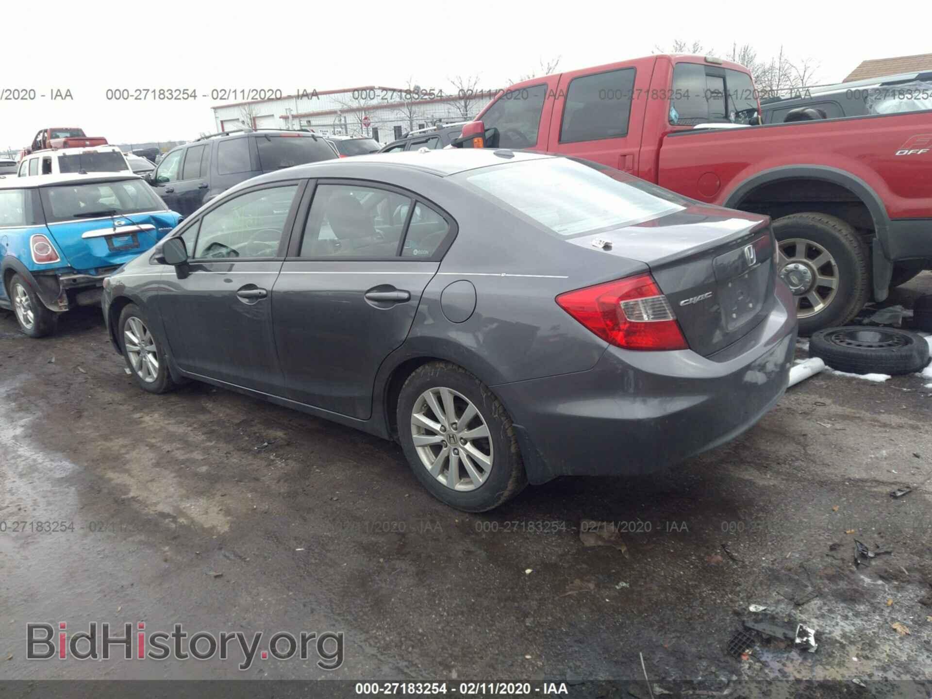 2012 HONDA CIVIC - VIN: 19XFB2F83CE341627 - Фото 3