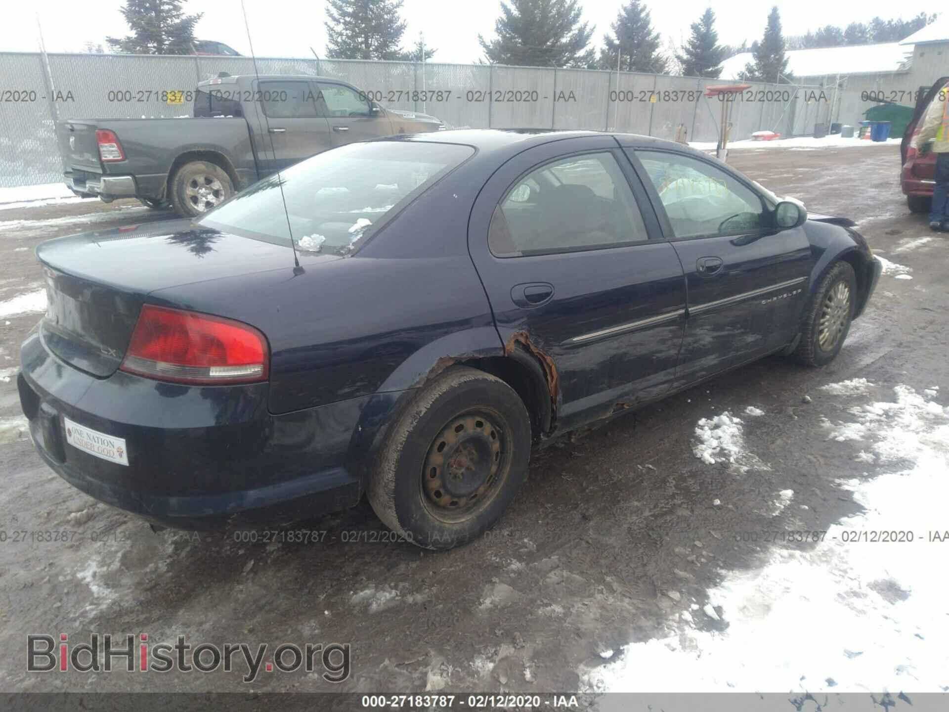 2001 CHRYSLER SEBRING - VIN: 1C3EL46X71N577237 - Фото 4