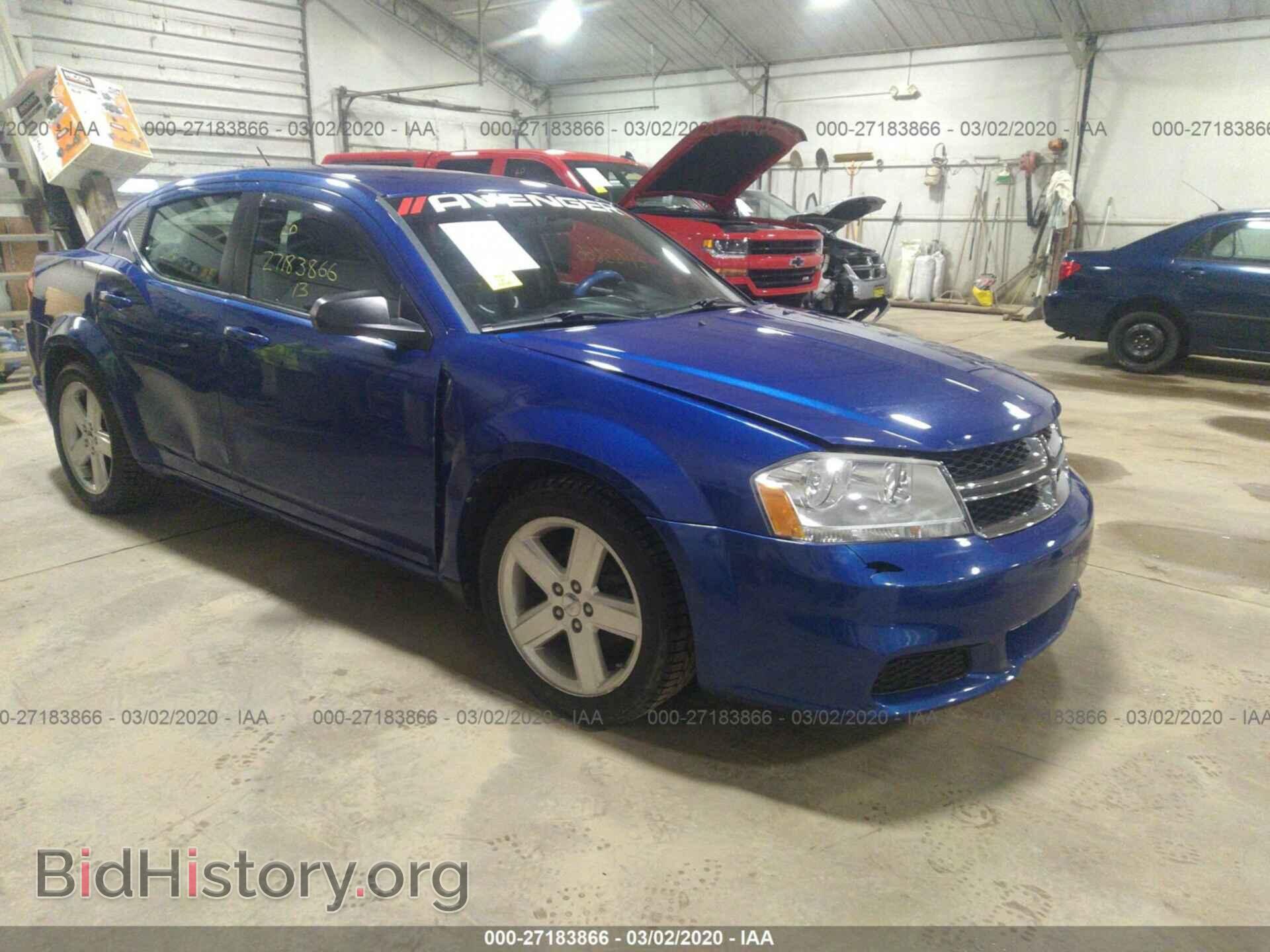 Photo 1C3CDZAB5DN644662 - DODGE AVENGER 2013