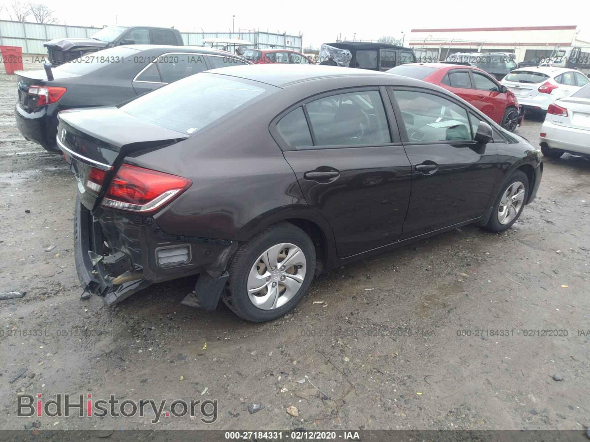 2013 HONDA CIVIC - VIN: 19XFB2F53DE057289 - Фото 4