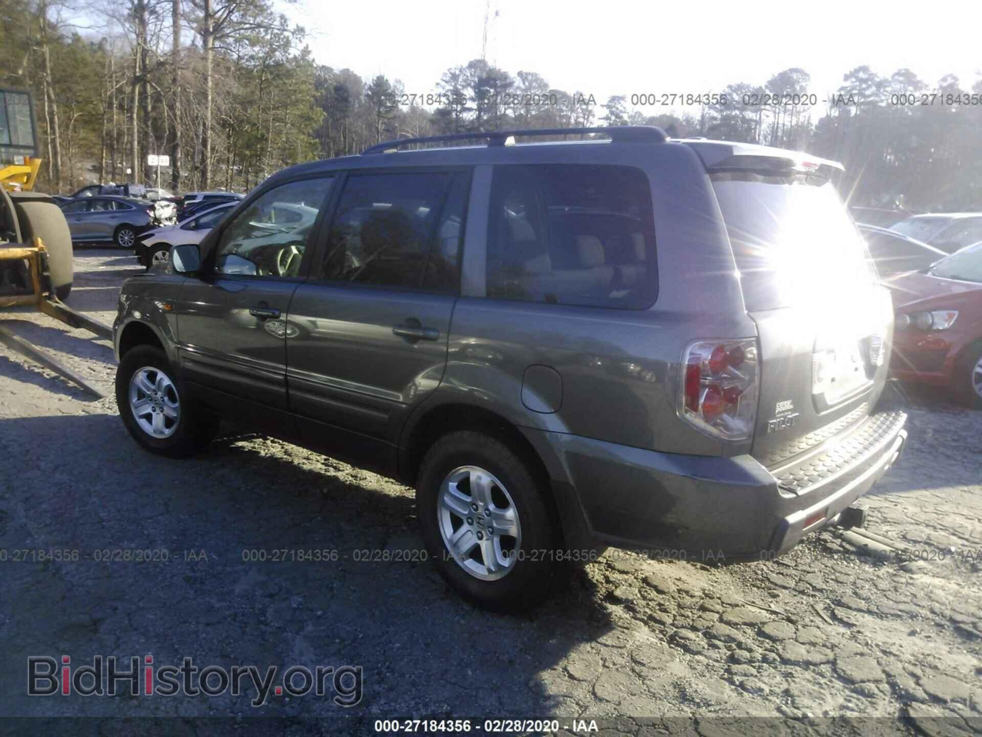 2008 HONDA PILOT - VIN: 5FNYF28218B019219 - Фото 3