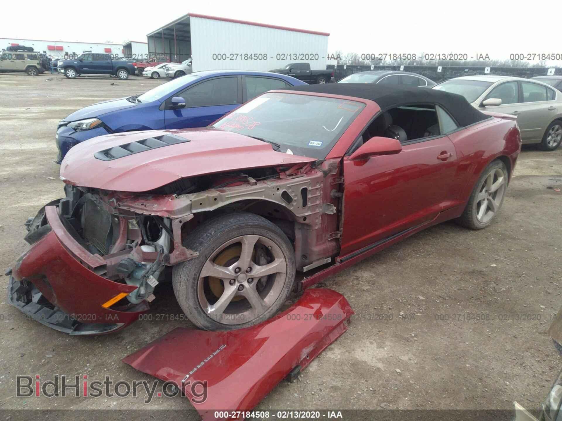 2014 CHEVROLET CAMARO - VIN: 2G1FK3DJ5E9190098 - Фото 2