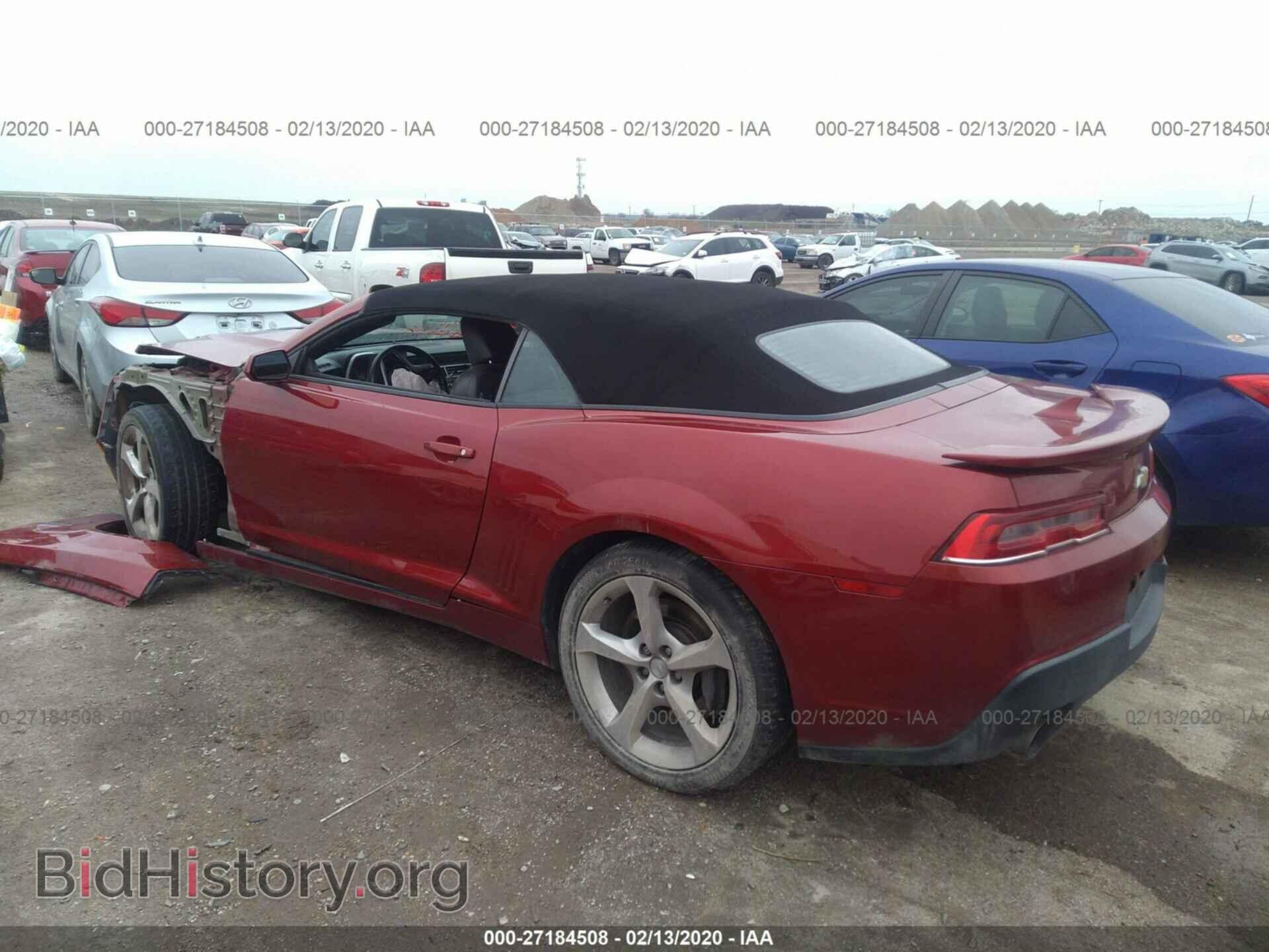 2014 CHEVROLET CAMARO - VIN: 2G1FK3DJ5E9190098 - Фото 3
