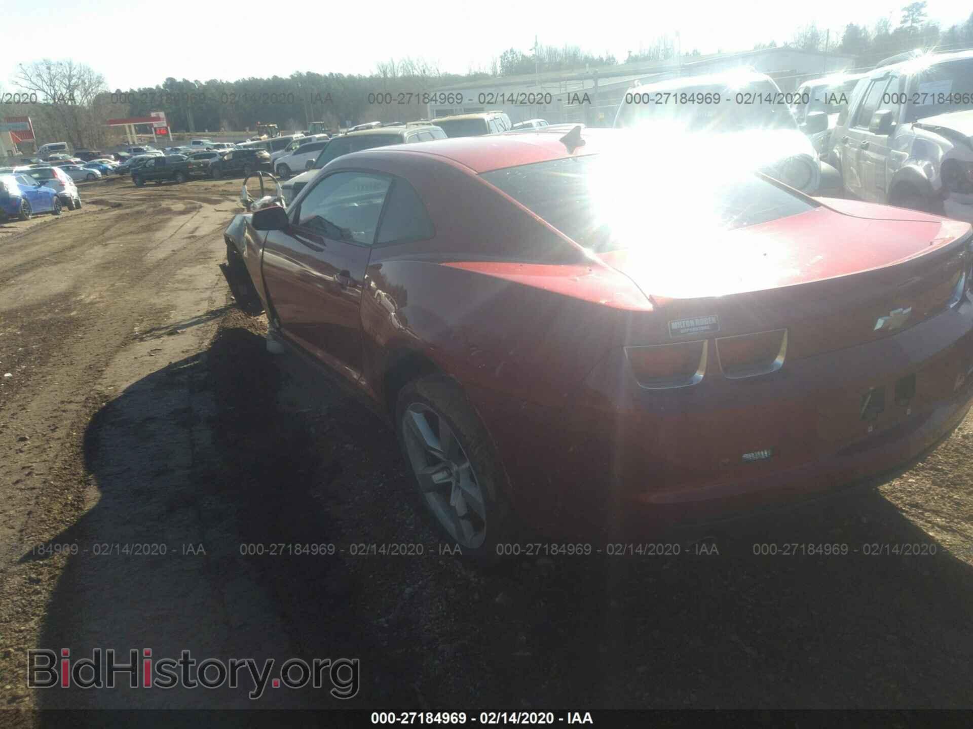 2012 CHEVROLET CAMARO - VIN: 2G1FB1E37C9187401 - Фото 3
