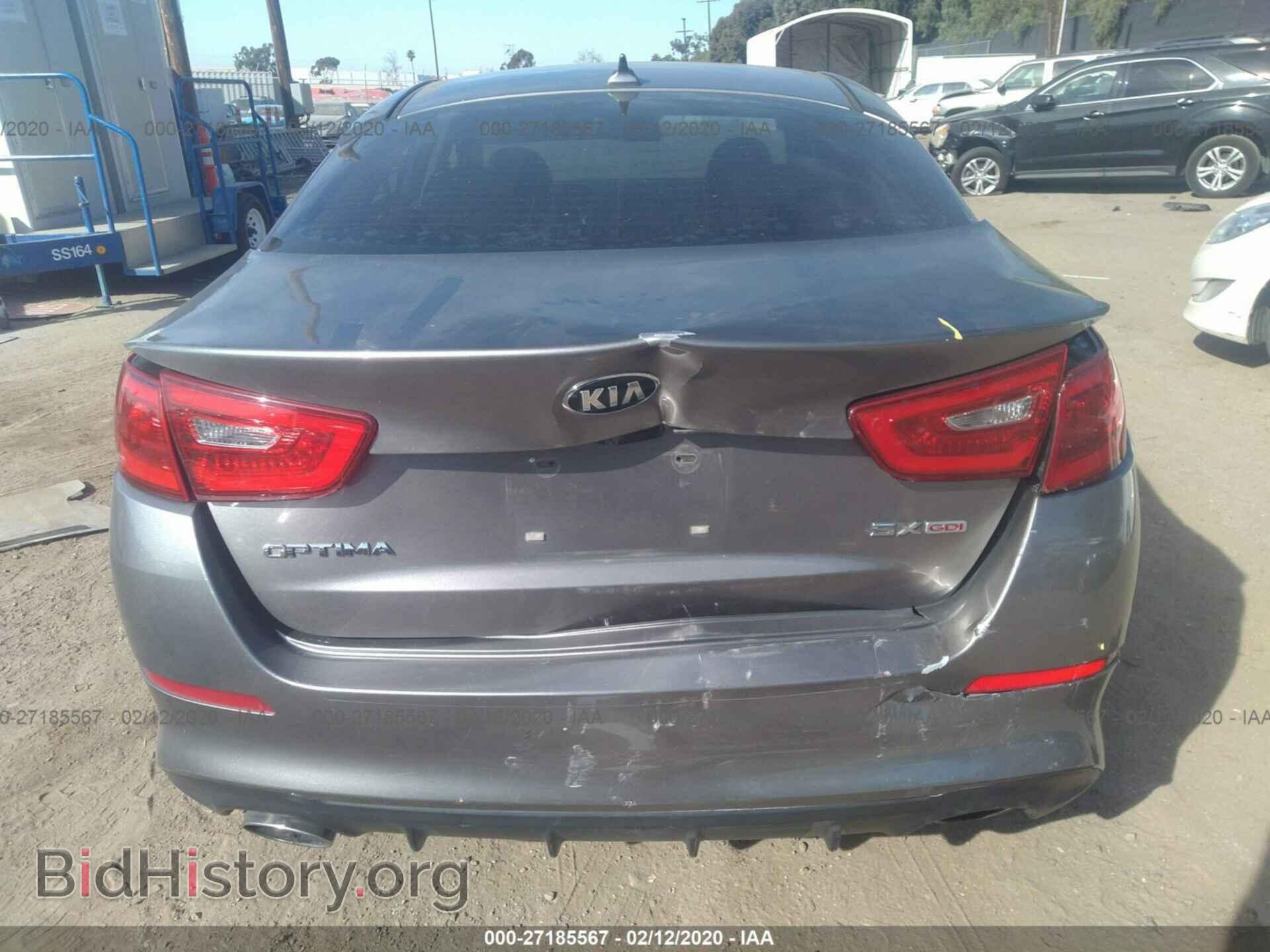 2015 KIA OPTIMA - VIN: 5XXGR4A78FG455015 - Фото 6