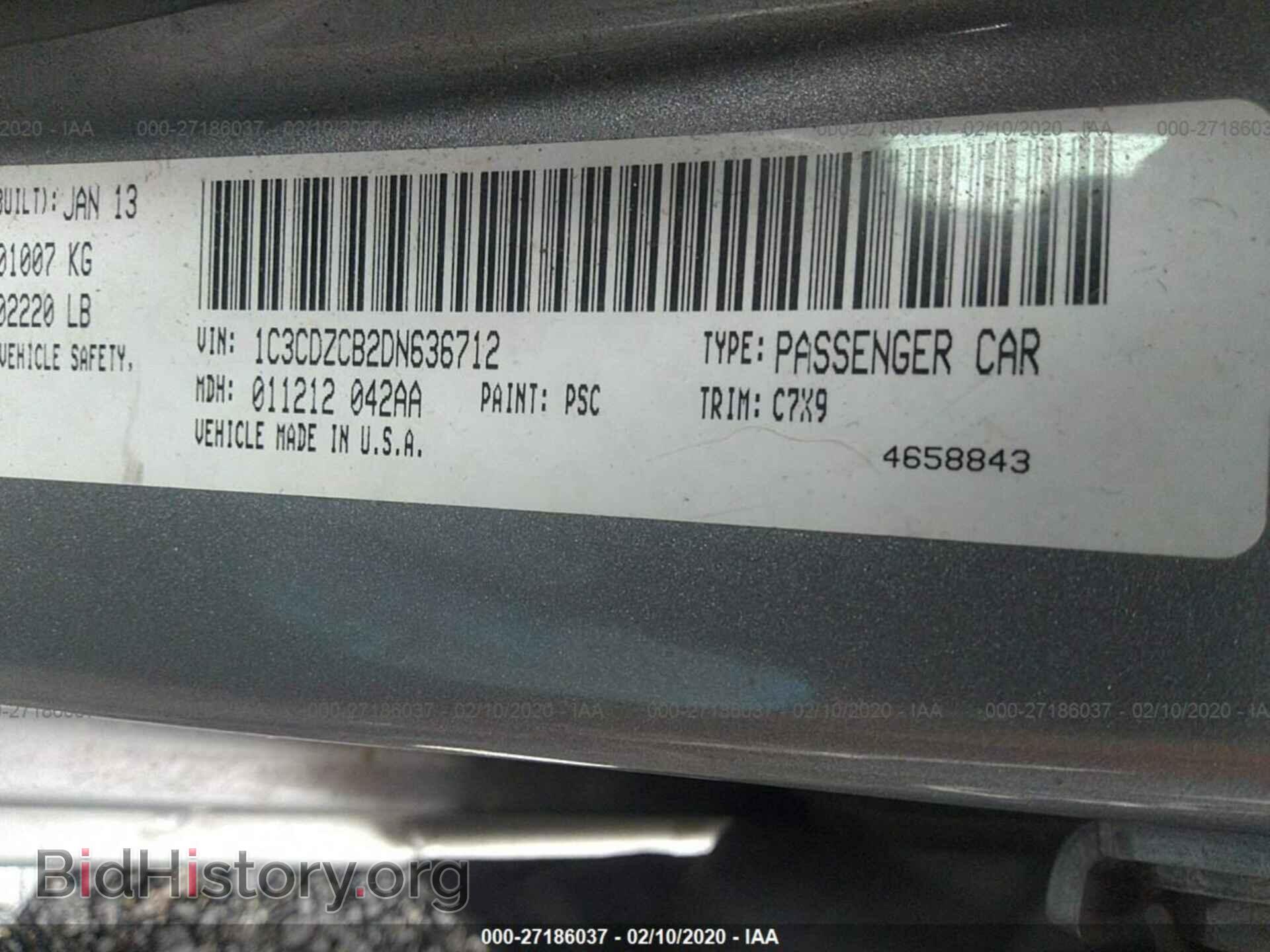 2013 DODGE AVENGER - VIN: 1C3CDZCB2DN636712 - Photo 9