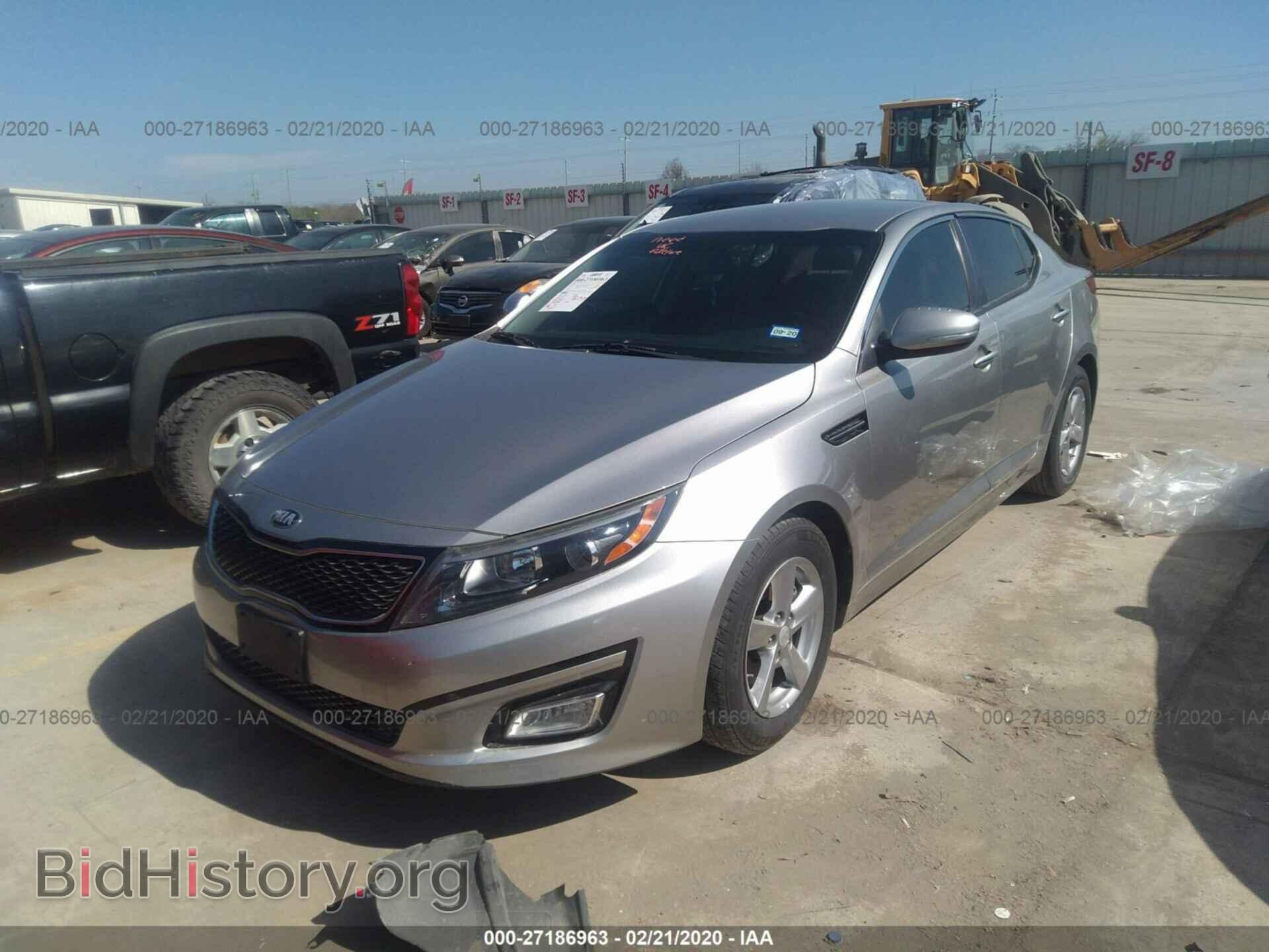 2014 KIA OPTIMA - VIN: 5XXGM4A71EG313442 - Фото 2