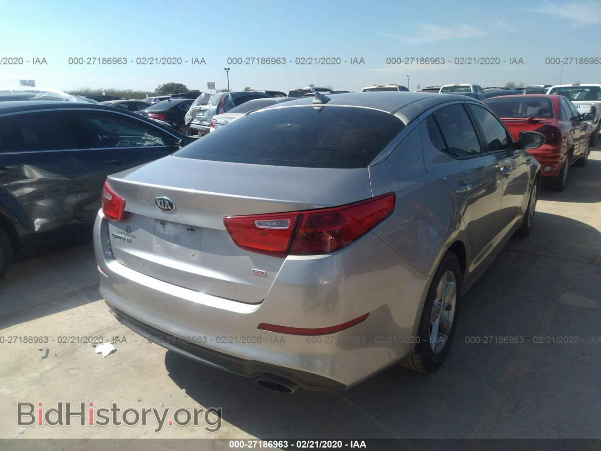 2014 KIA OPTIMA - VIN: 5XXGM4A71EG313442 - Фото 4