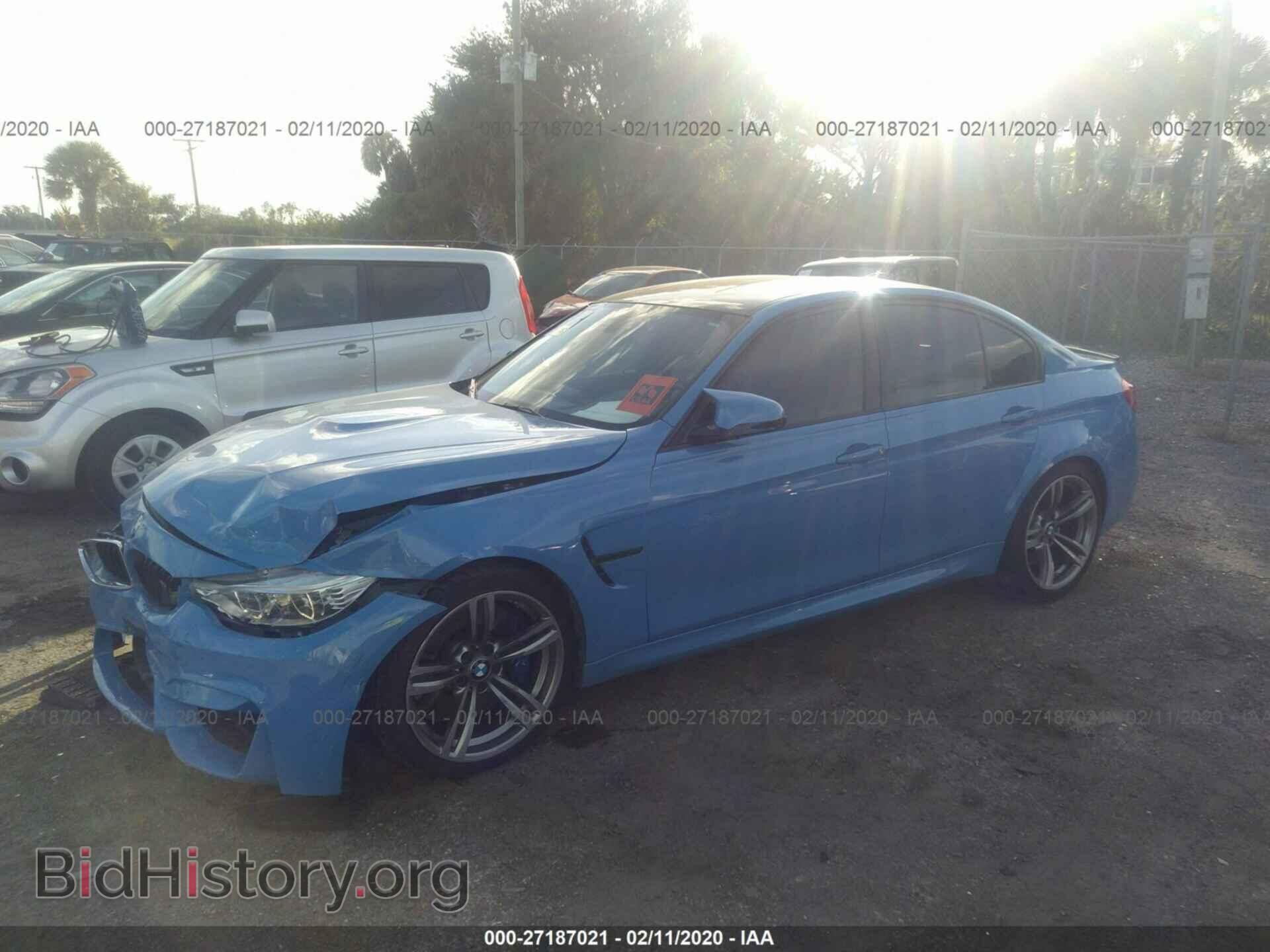 2015 BMW M3 - VIN: WBS3C9C52FP804132 - Фото 2