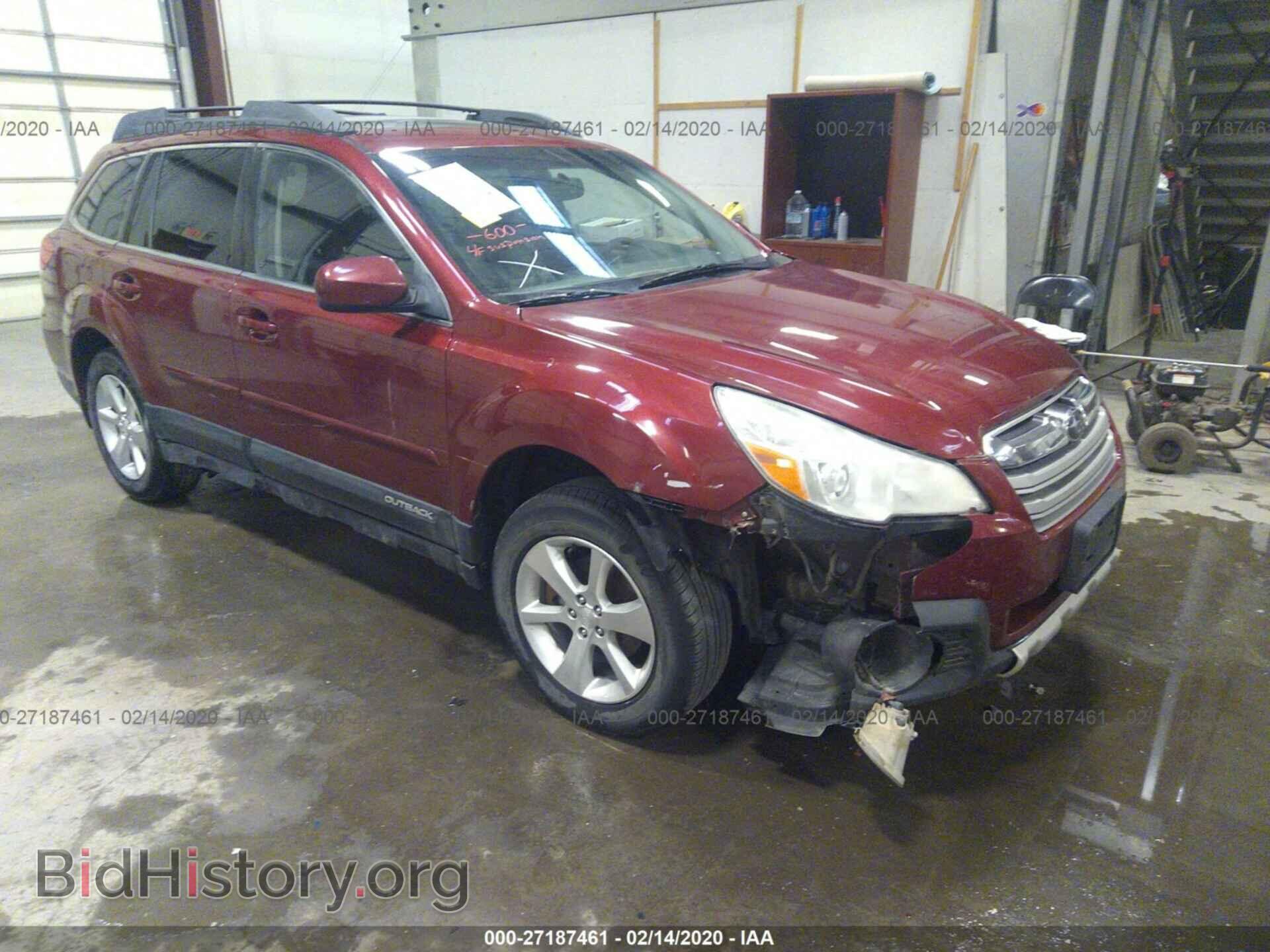Фотография 4S4BRBKC3D3283107 - SUBARU OUTBACK 2013