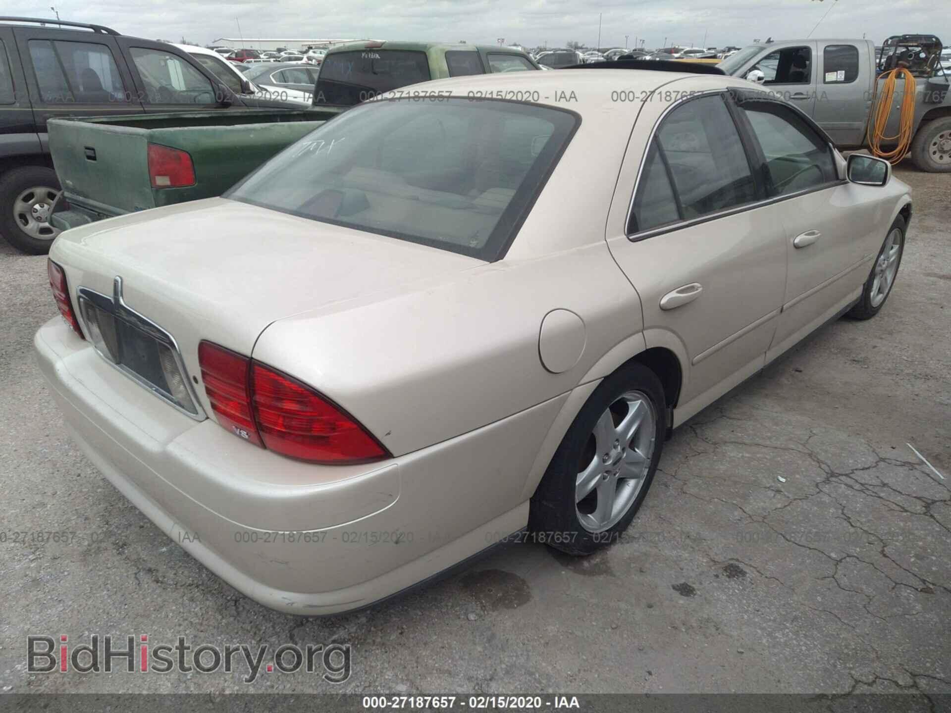 2002 LINCOLN LS - VIN: 1LNHM87A42Y690212 - Фото 4