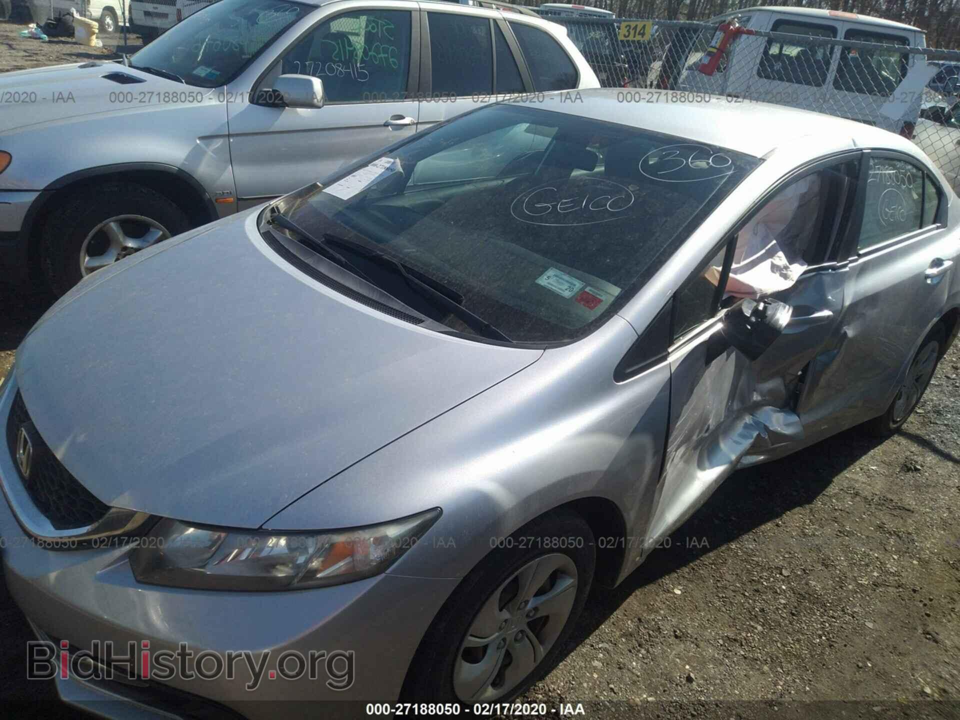 2013 HONDA CIVIC - VIN: 19XFB2F56DE231548 - Фото 2