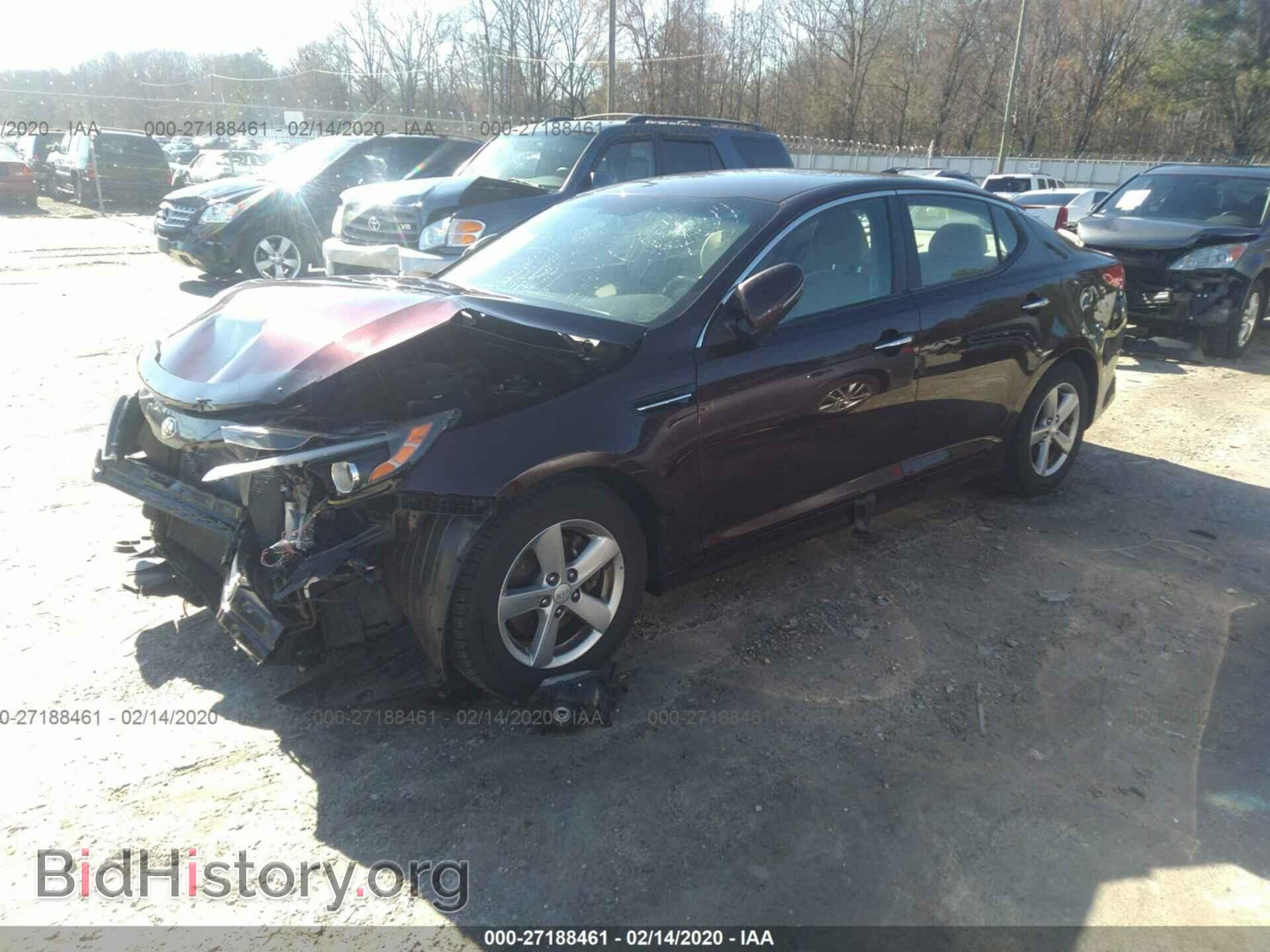 2014 KIA OPTIMA - VIN: 5XXGM4A73EG299673 - Фото 2