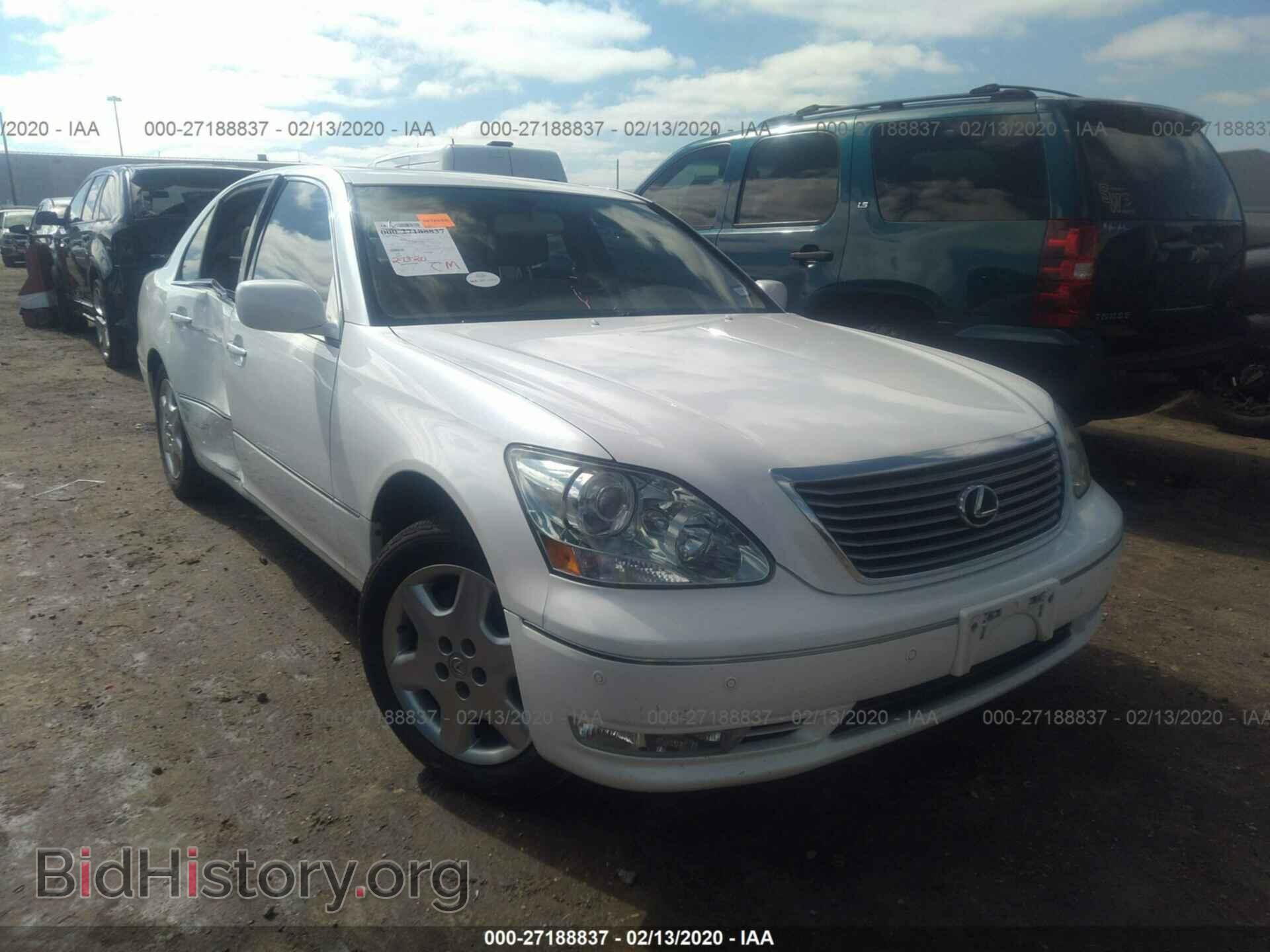 Фотография JTHBN36F250174536 - LEXUS LS 2005