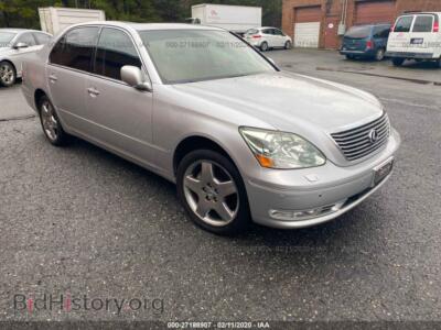 2005 Lexus LS 430, gray — VIN JTHBN36F455015861, IAAI