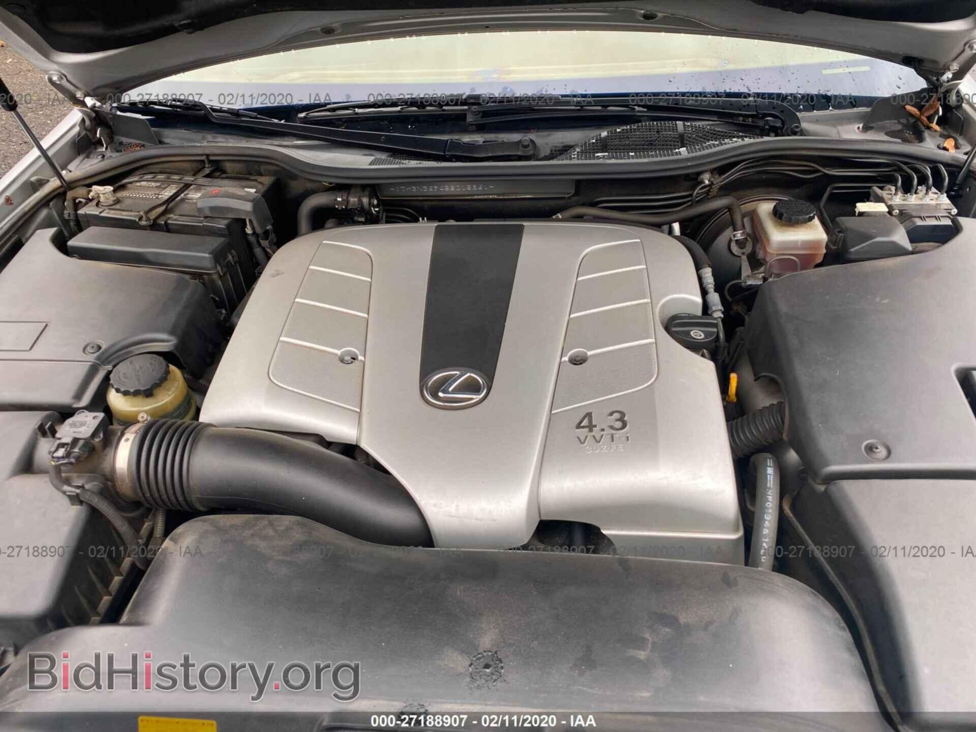 2005 LEXUS LS - VIN: JTHBN36F455015861 - Фото 10