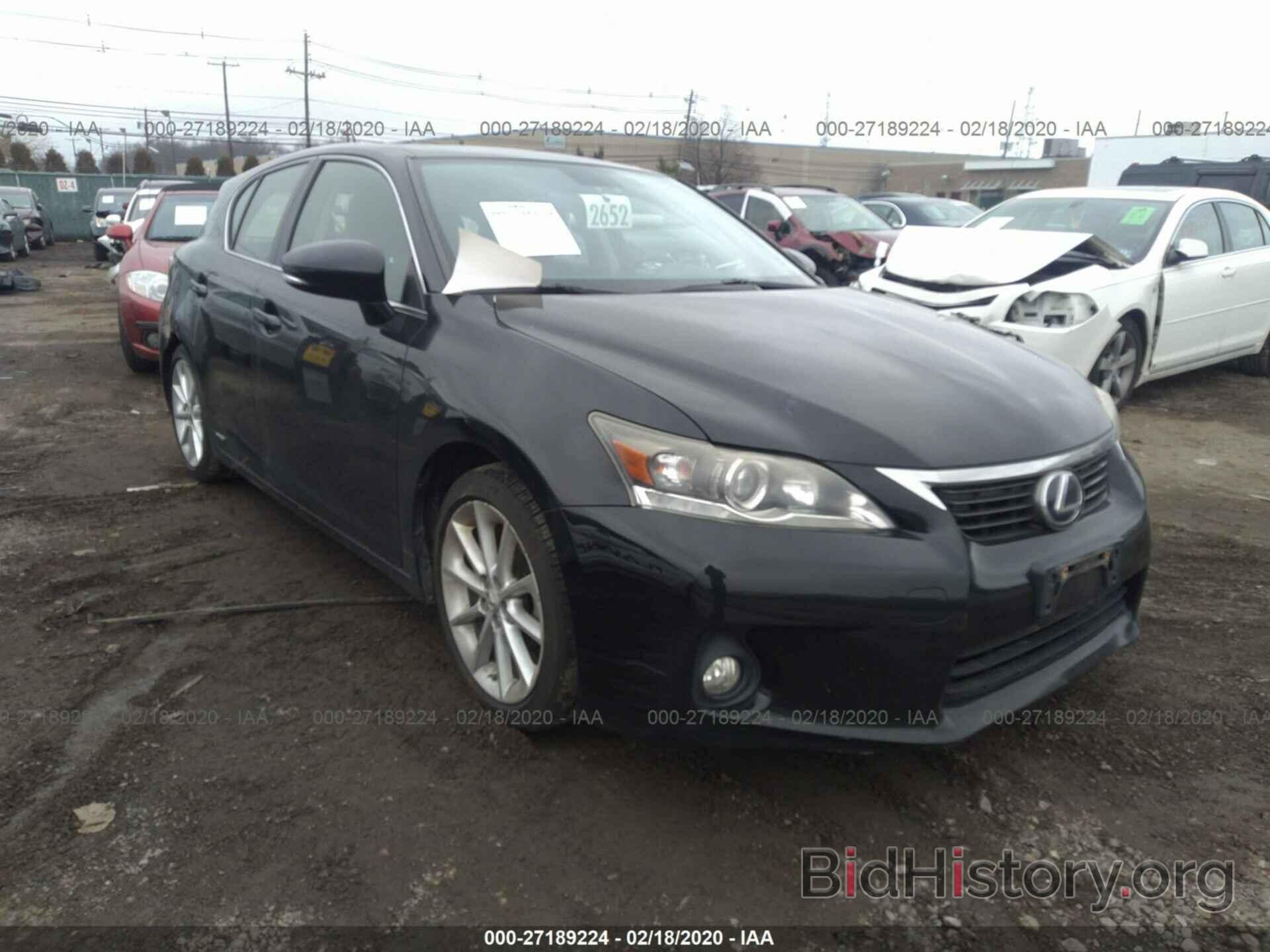 Photo JTHKD5BH6C2103864 - LEXUS CT 200H 2012