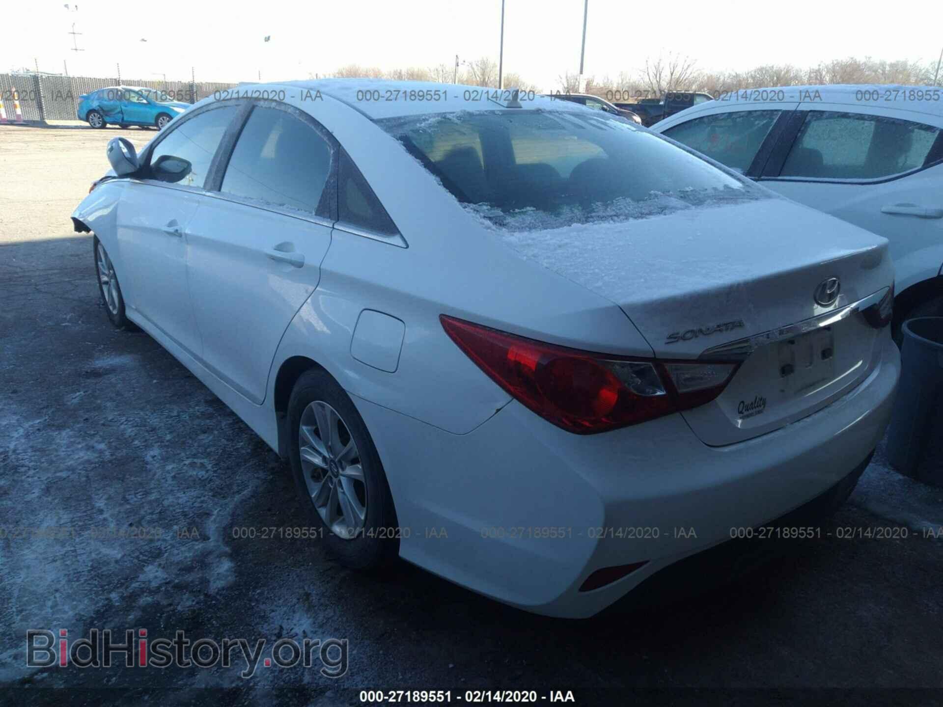 2014 HYUNDAI SONATA - VIN: 5NPEB4AC3EH900644 - Photo 3