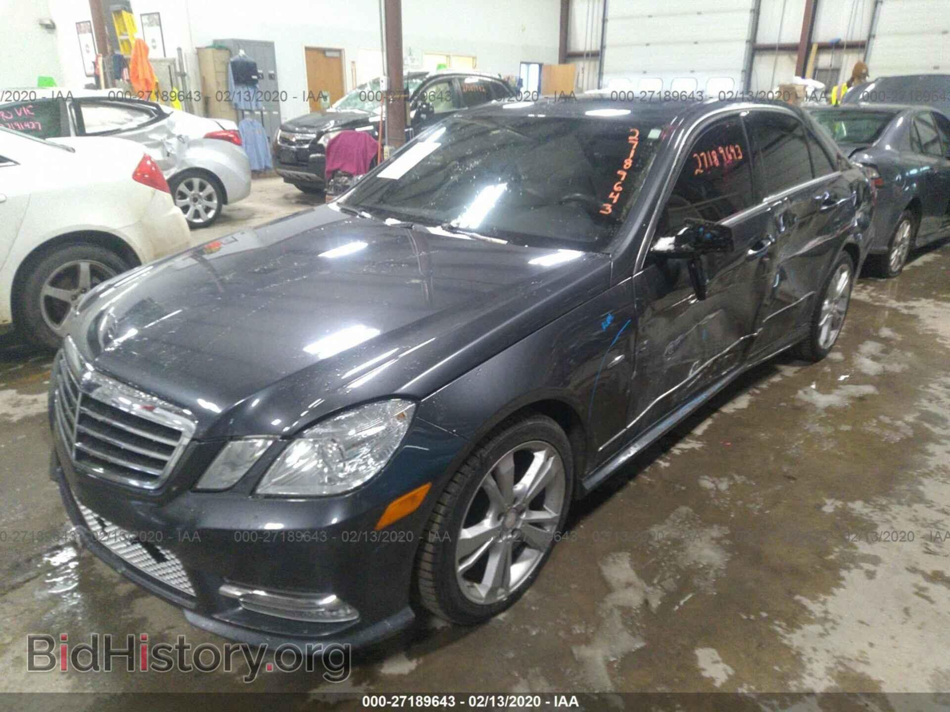 2012 MERCEDES-BENZ E - VIN: WDDHF8JB8CA537736 - Фото 2