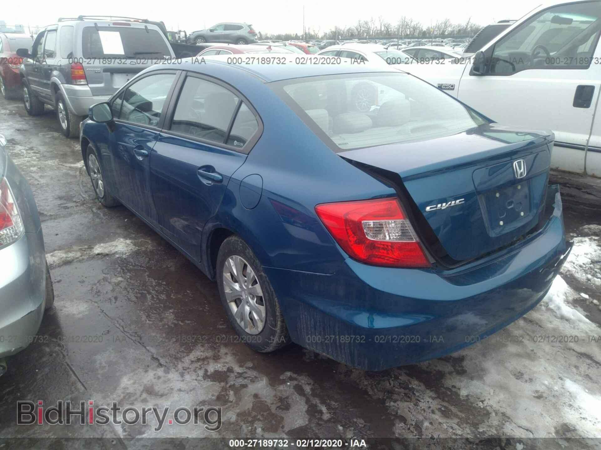 2012 HONDA CIVIC - VIN: 19XFB2F55CE046423 - Фото 3
