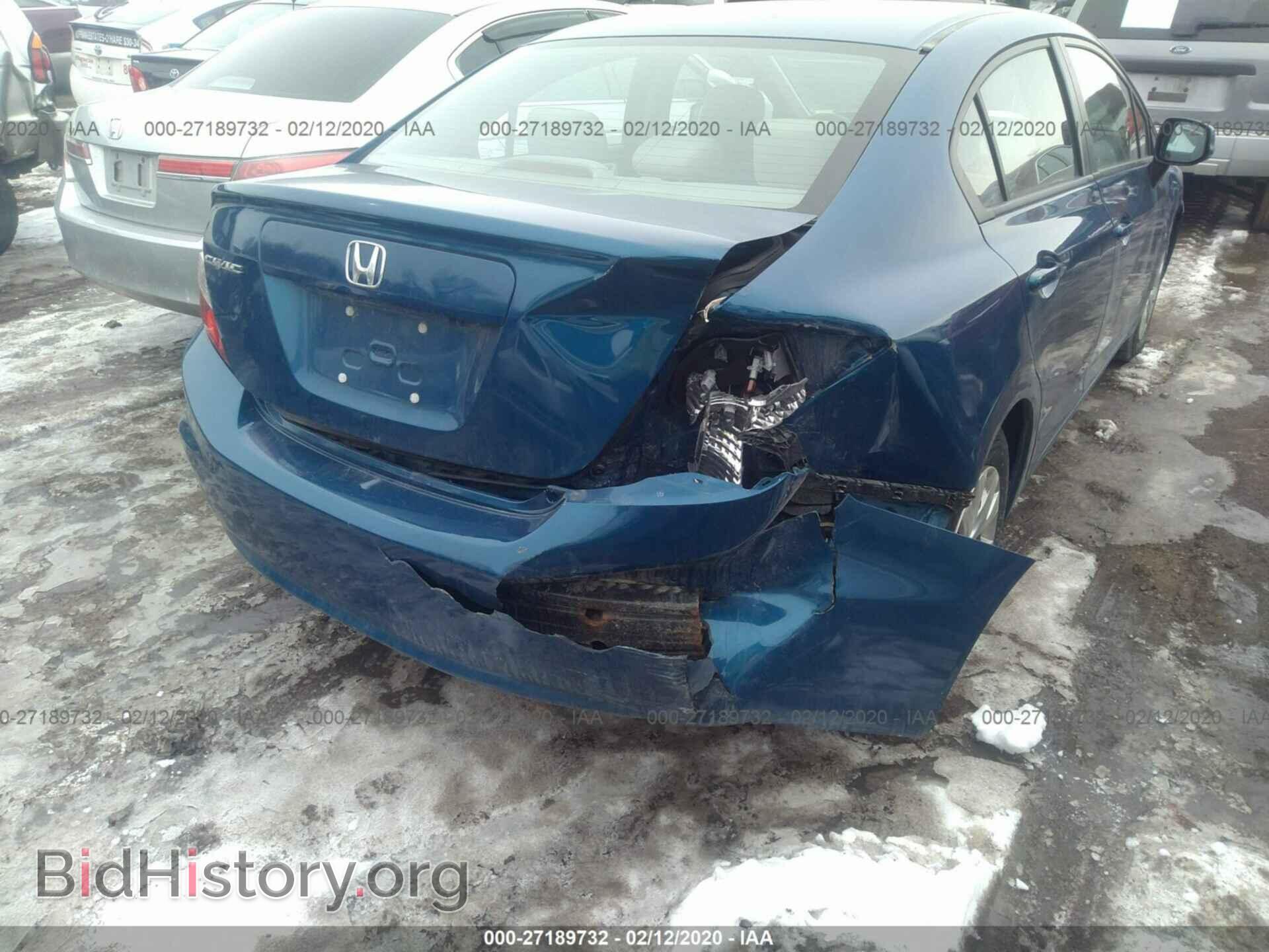 2012 HONDA CIVIC - VIN: 19XFB2F55CE046423 - Фото 6