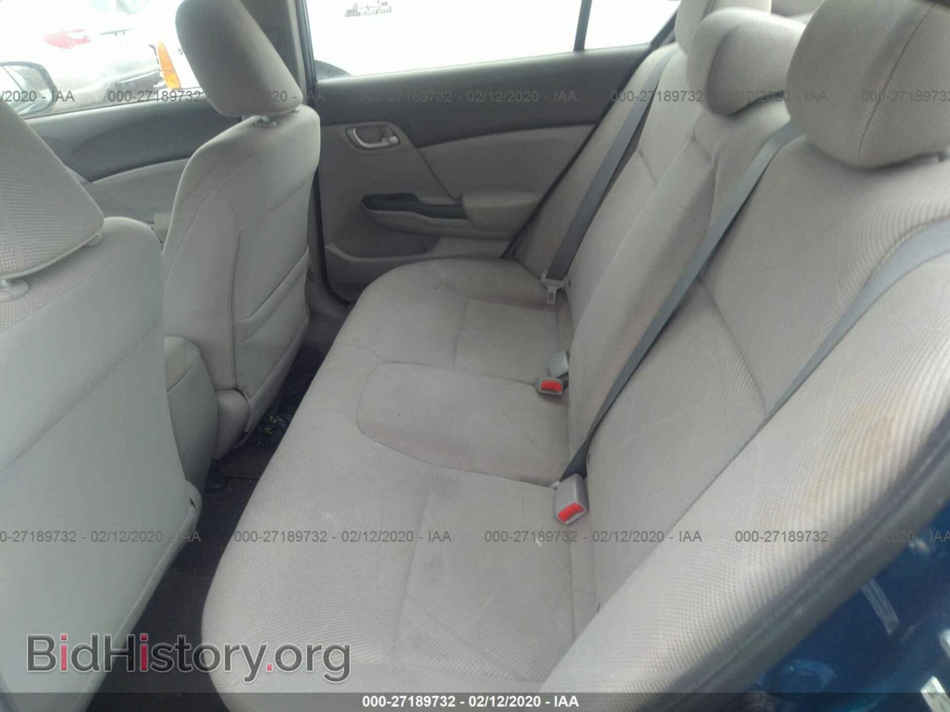 2012 HONDA CIVIC - VIN: 19XFB2F55CE046423 - Фото 8