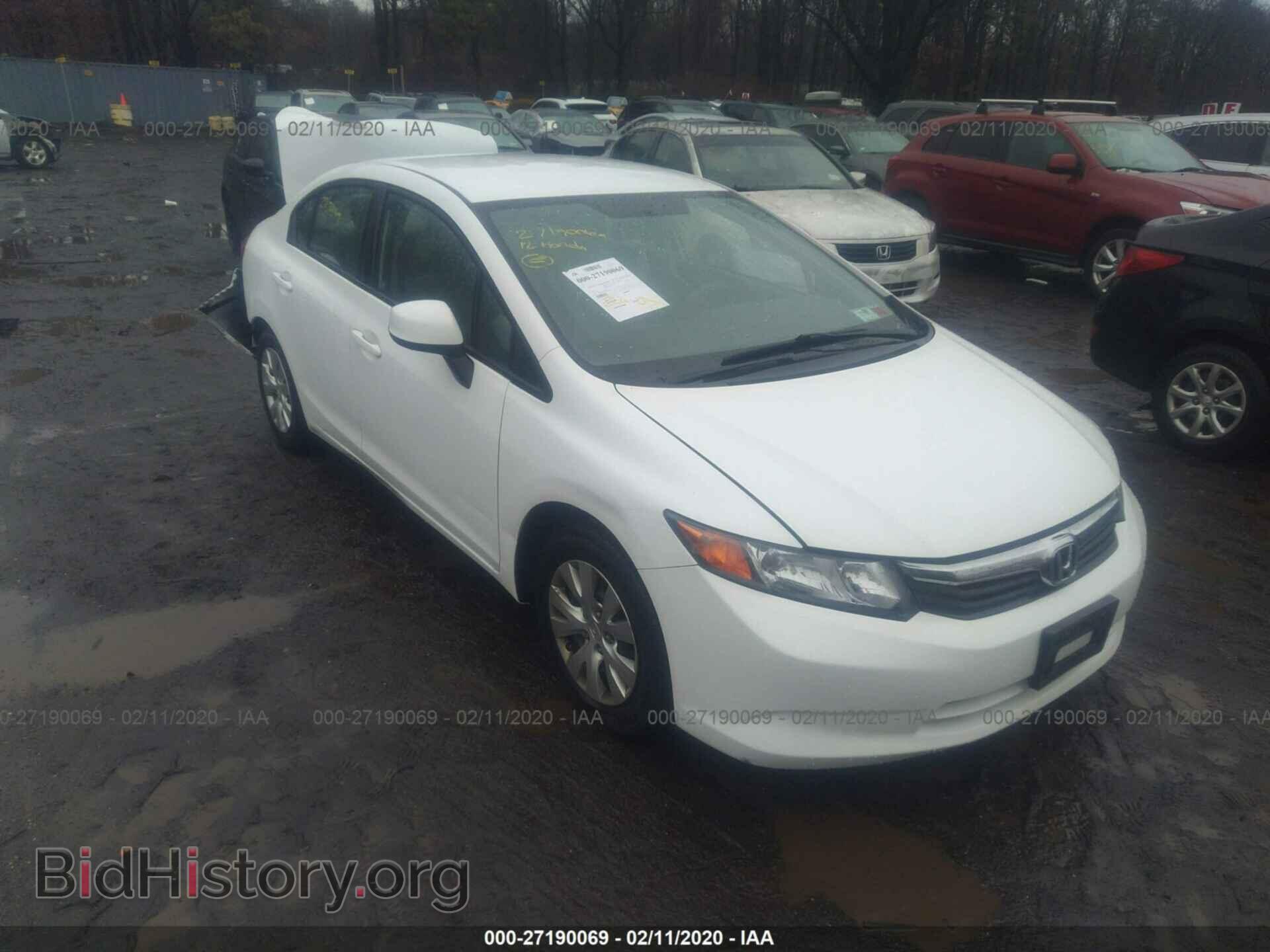 Photo 19XFB2F50CE377491 - HONDA CIVIC 2012