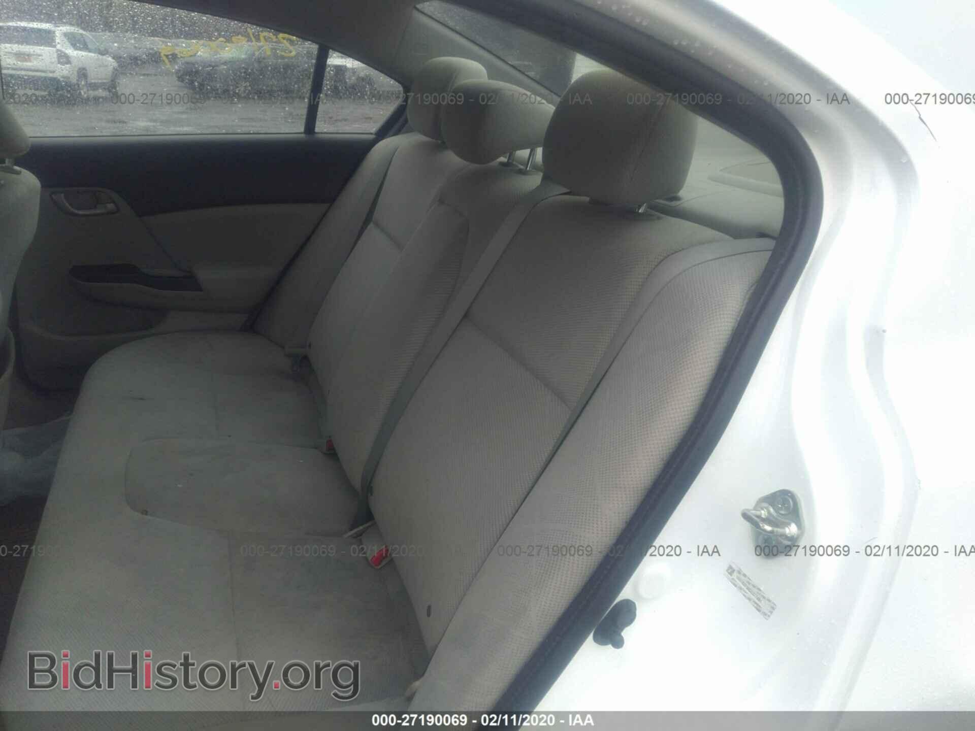 2012 HONDA CIVIC - VIN: 19XFB2F50CE377491 - Фото 8